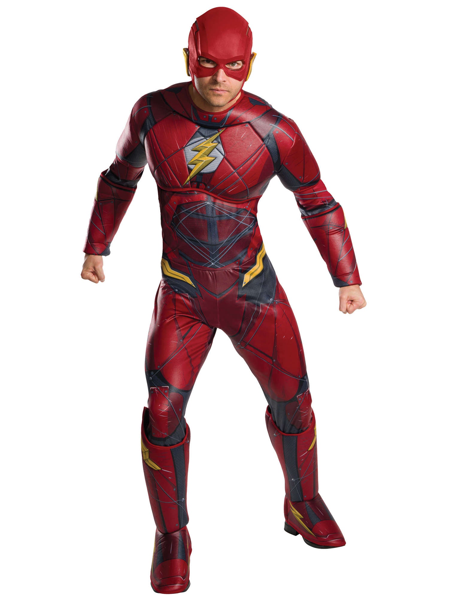 Flash, Justice League, Justice League, Multi, DC, Adult Costume, Standard, Front