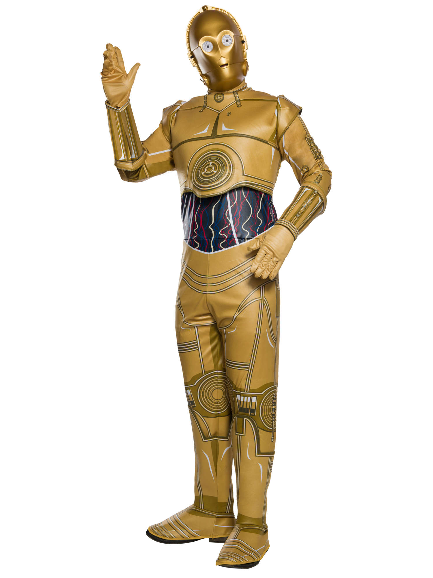 C-3PO, A New Hope, Episode IV, A New Hope, Multi, Star Wars, Adult Costume, Standard, Front