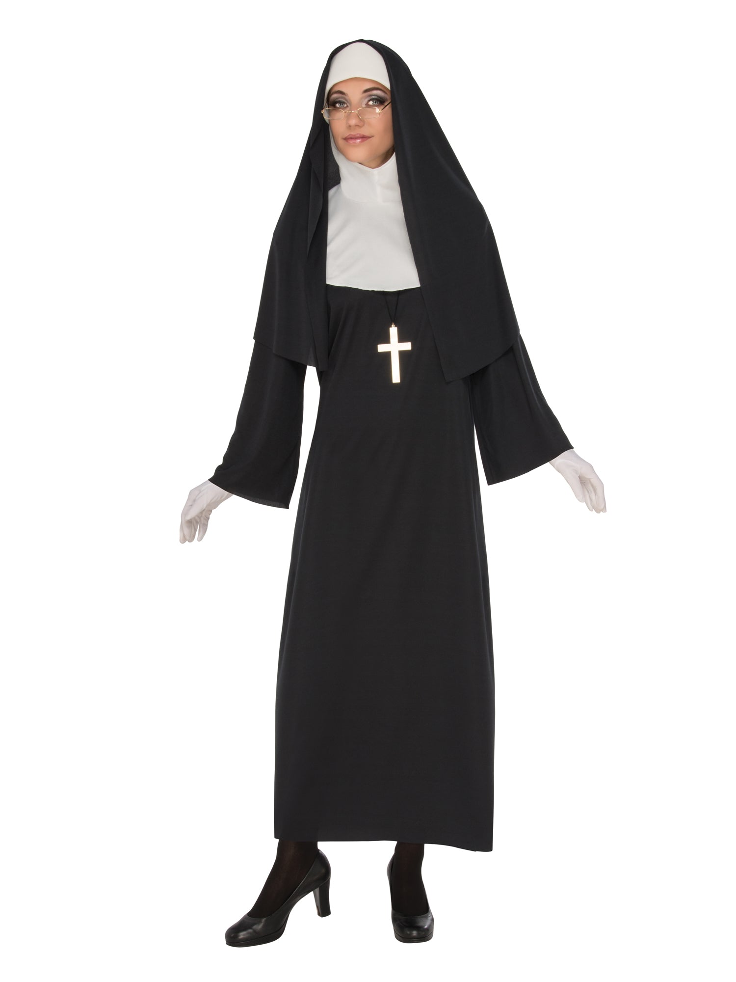 Nun, Multi, Generic, Adult Costume, Small, Front