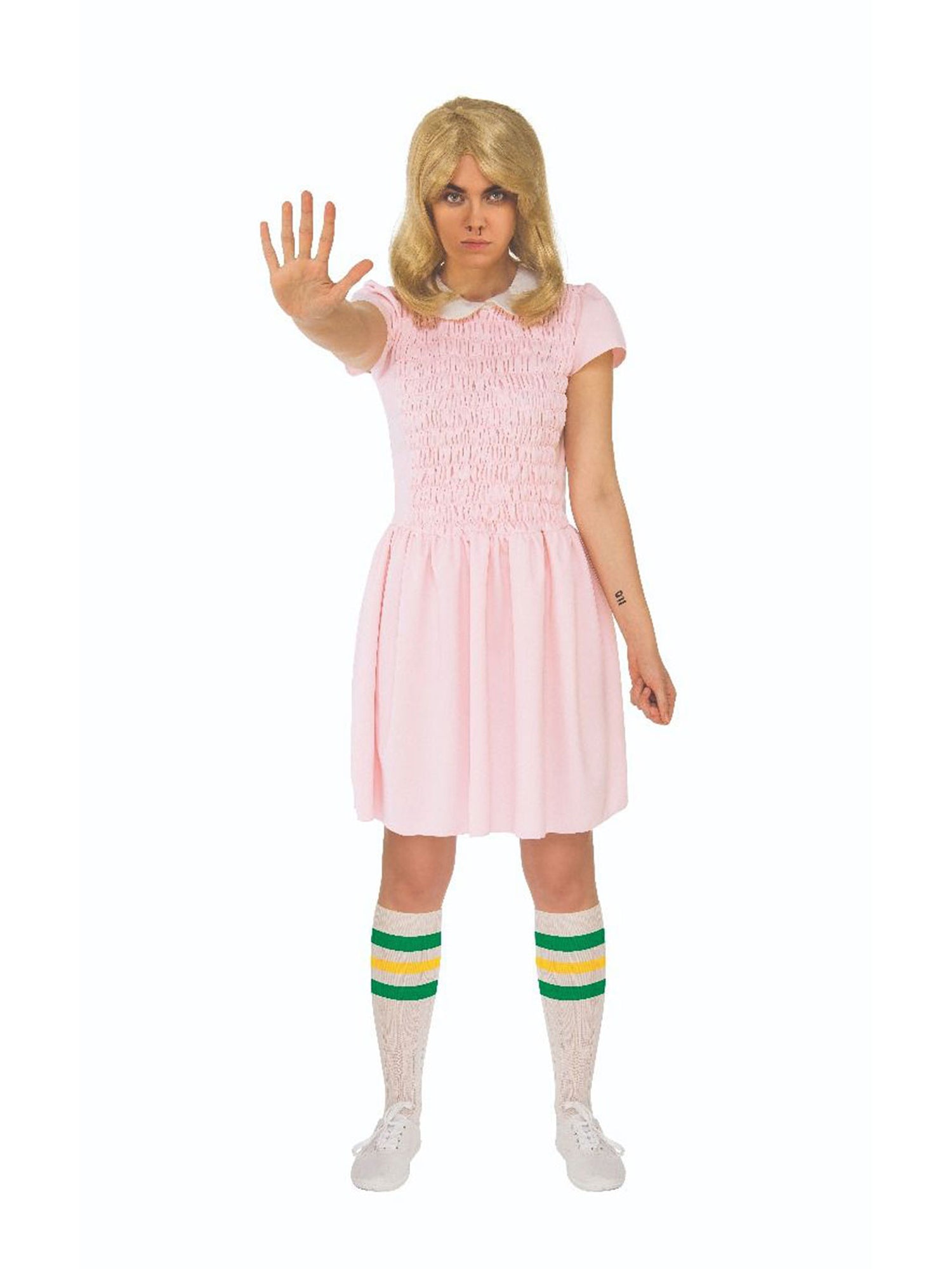 Eleven, Stranger Things, Multi, Netflix, Adult Costume, X-Small, Front