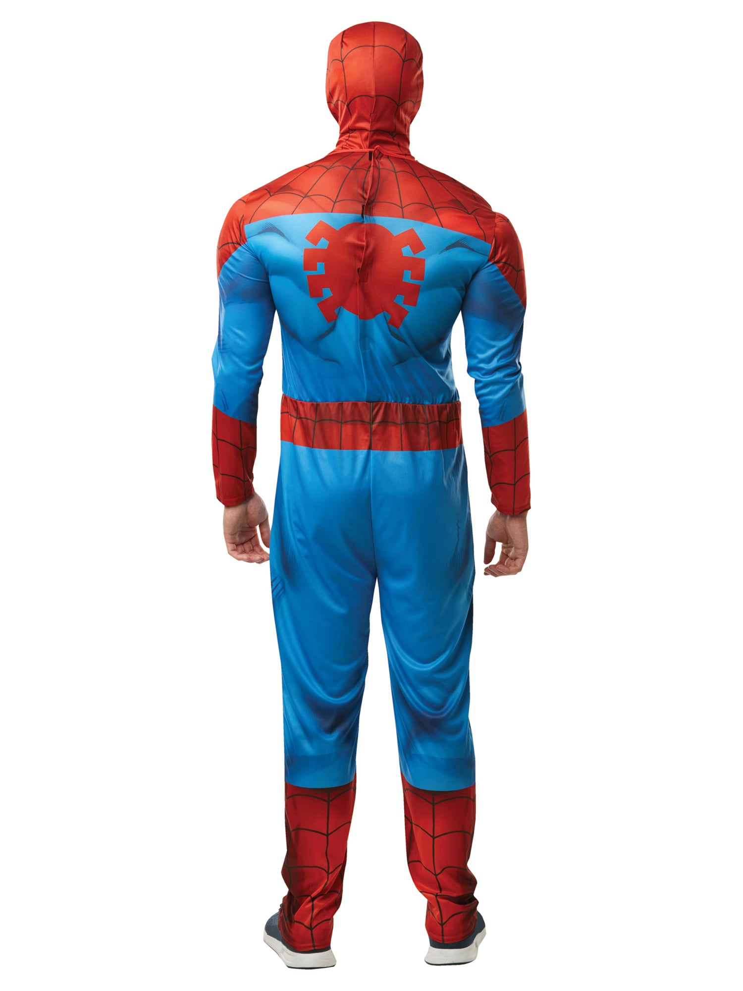 Spider-Man, Avengers, Multi, Marvel, Adult Costume, Extra Large, Back