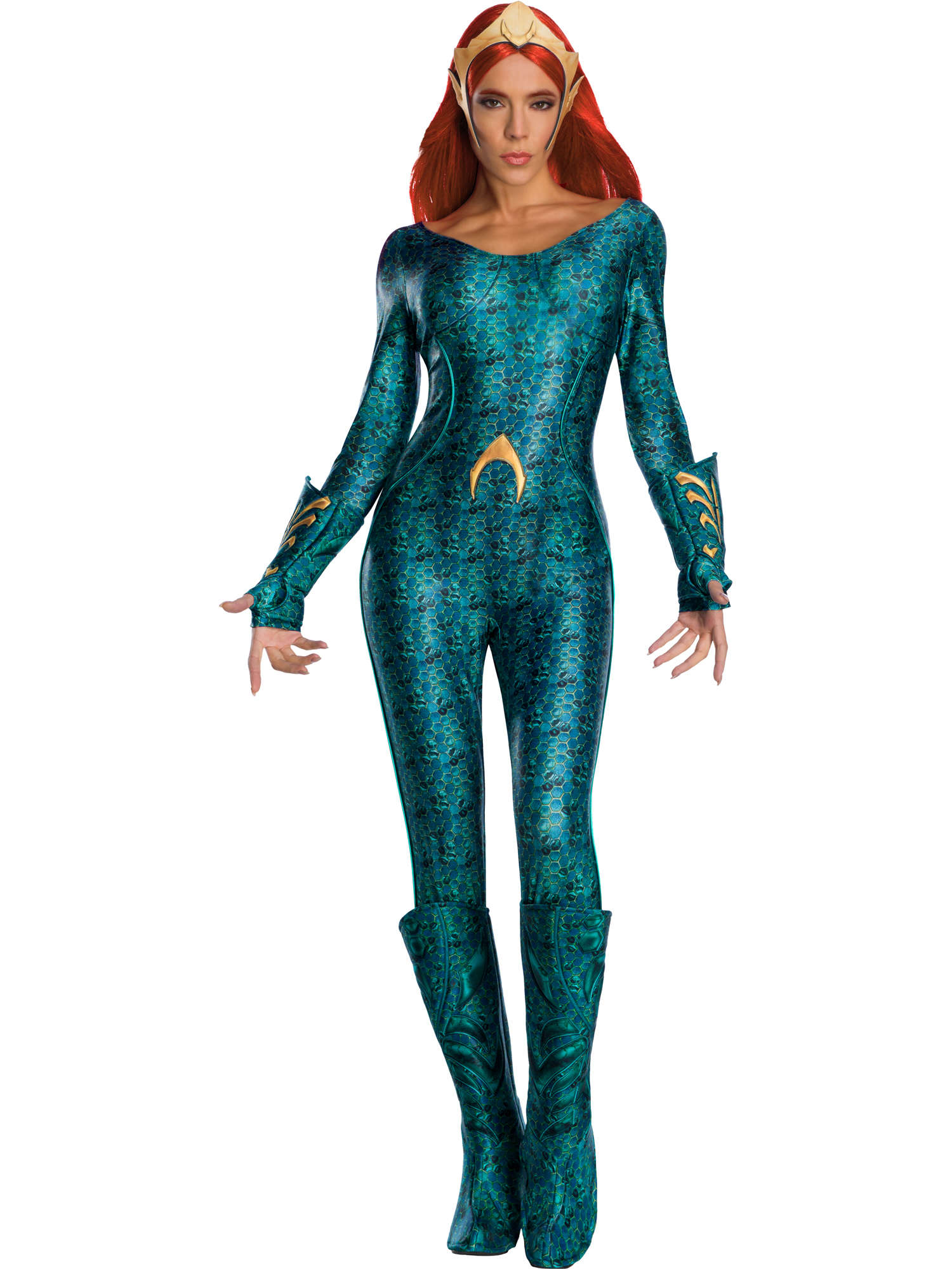Mera, Aquaman, Multi, DC, Adult Costume, Small, Front