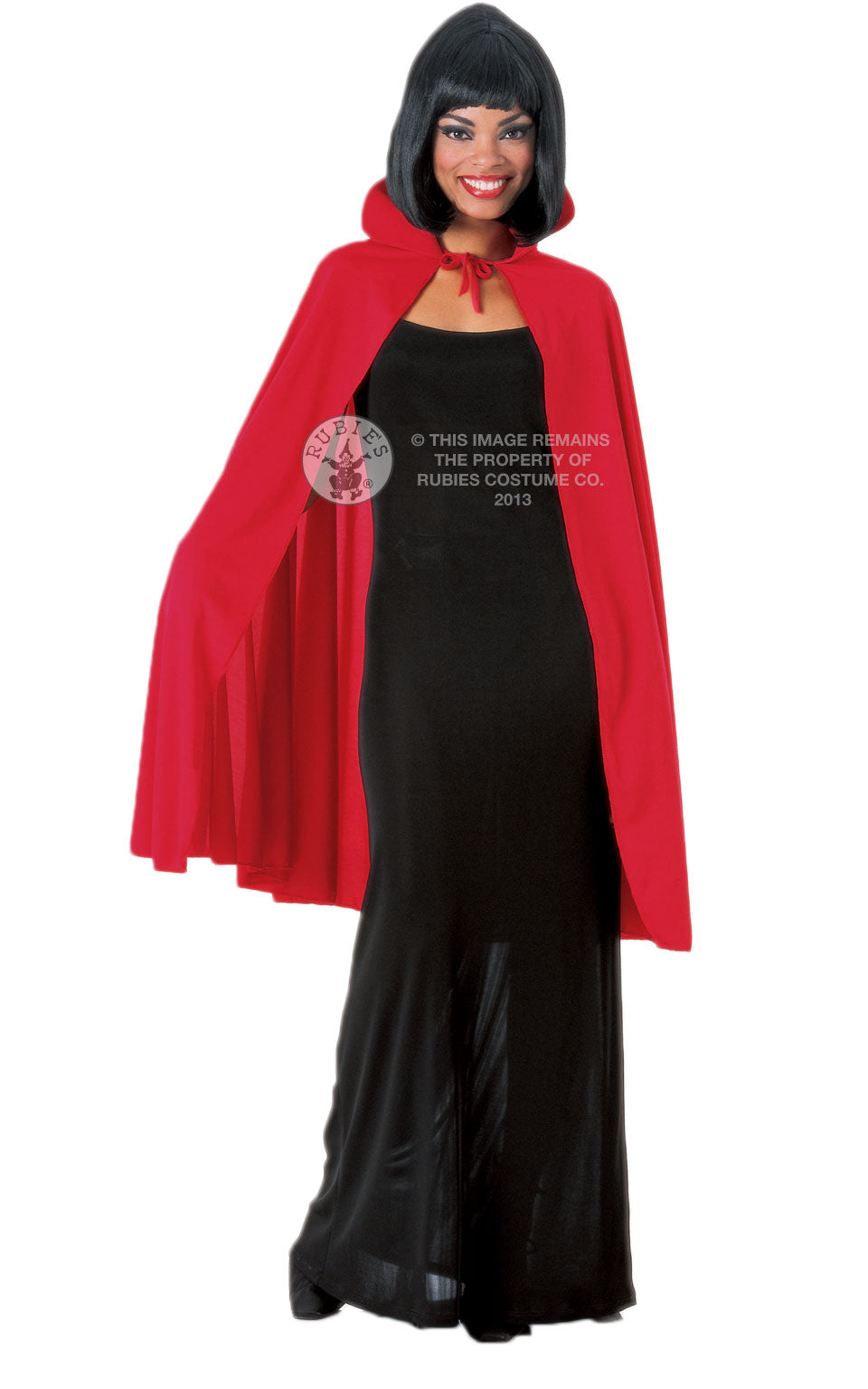 Vampire, Red, Generic, Cape, 45 Inch, Side