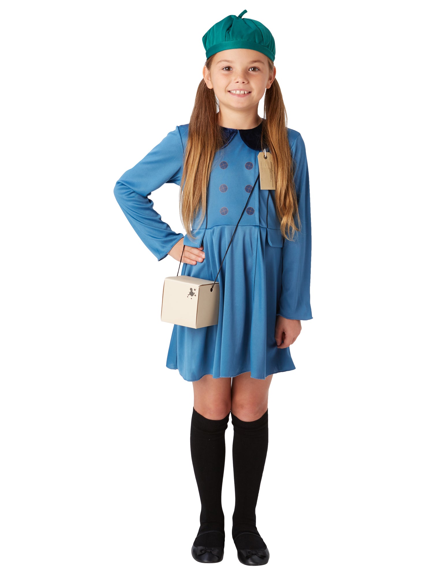 Evacuee, Multi, Generic, Kids Costumes, Extra Large, Back