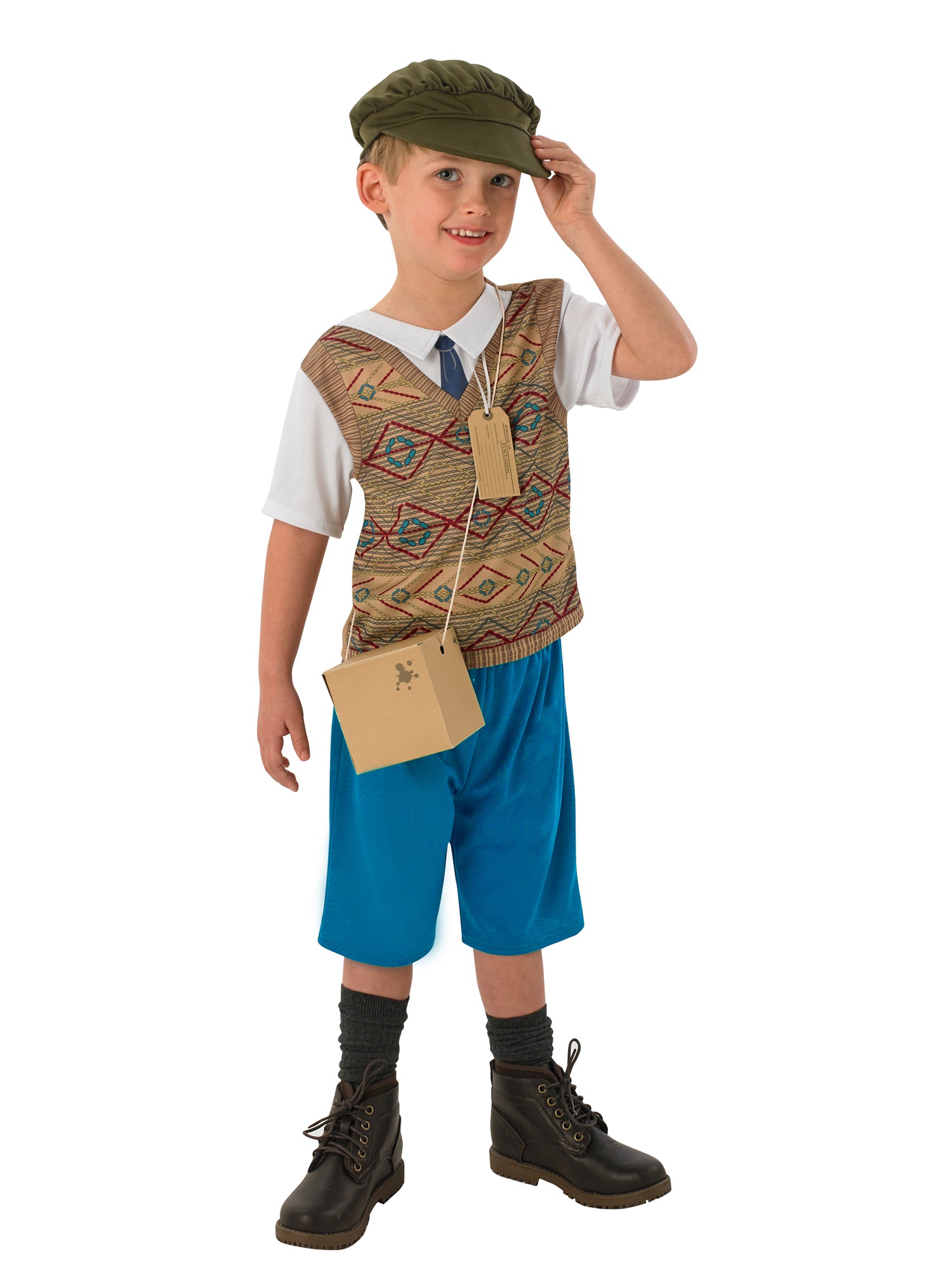 Evacuee, Multi, Generic, Kids Costumes, Extra Large, Front