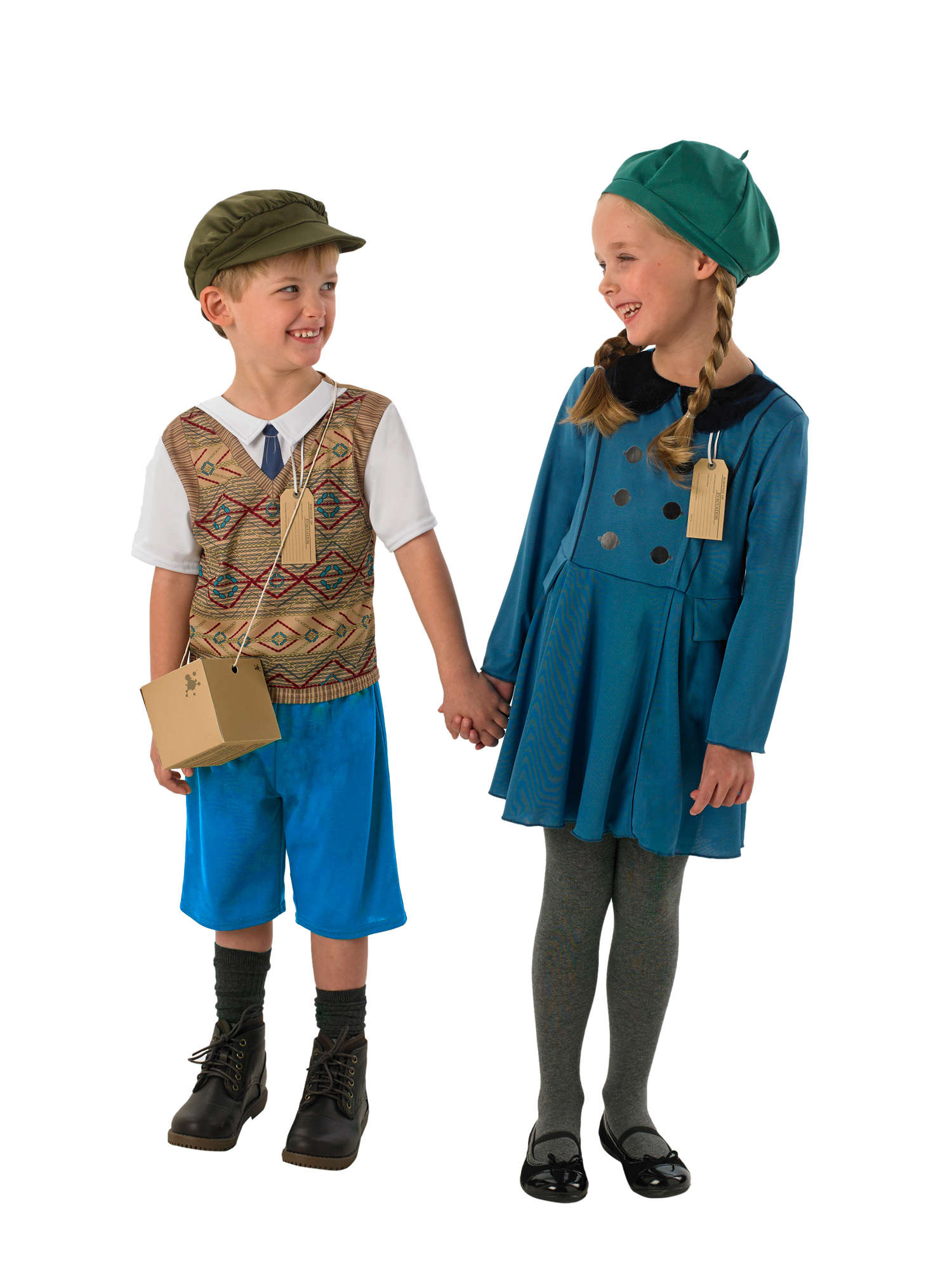 Evacuee, Multi, Generic, Kids Costumes, Extra Large, Side