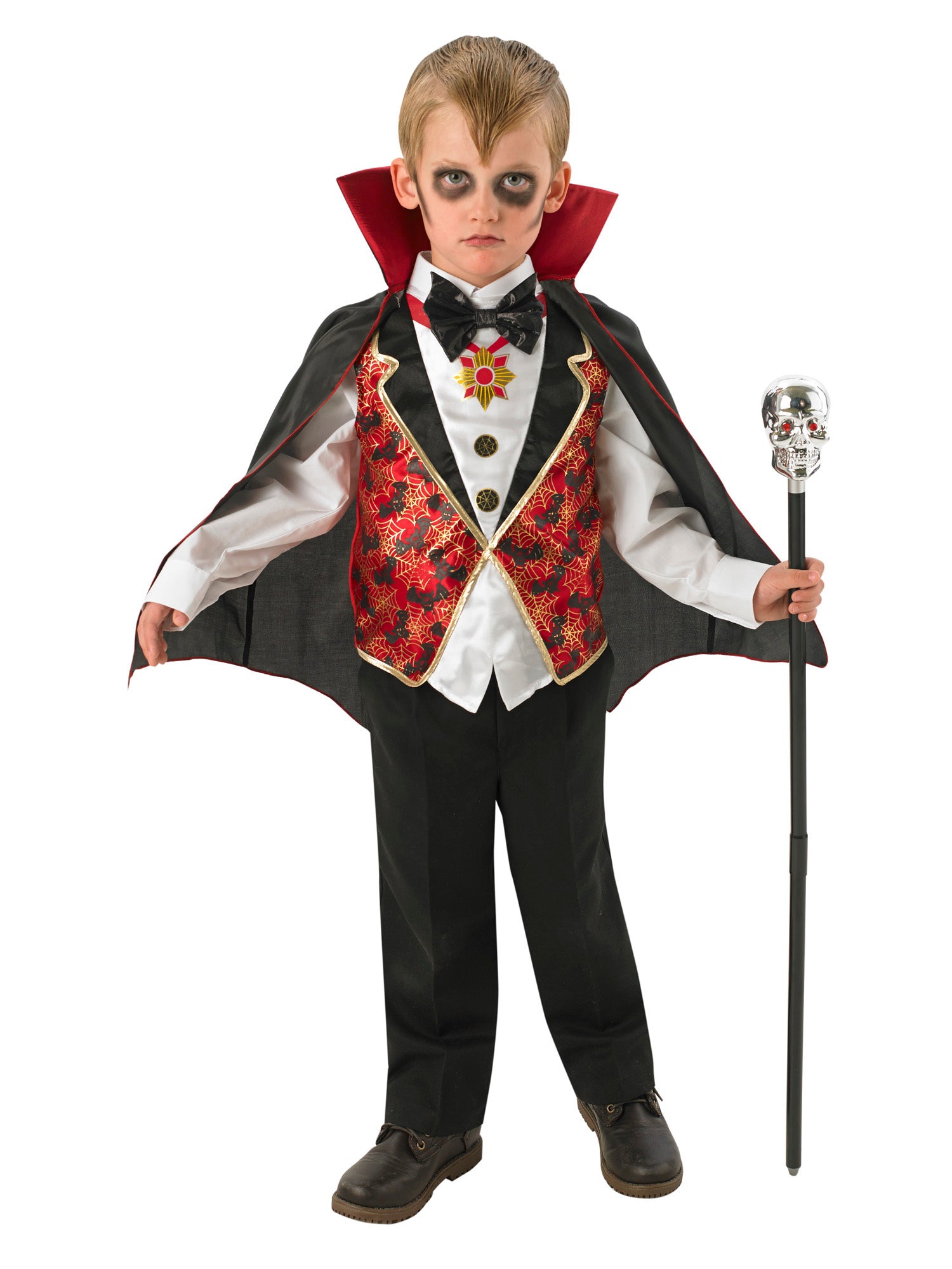 Dracula, Multi, Generic, Kids Costumes, Large, Front