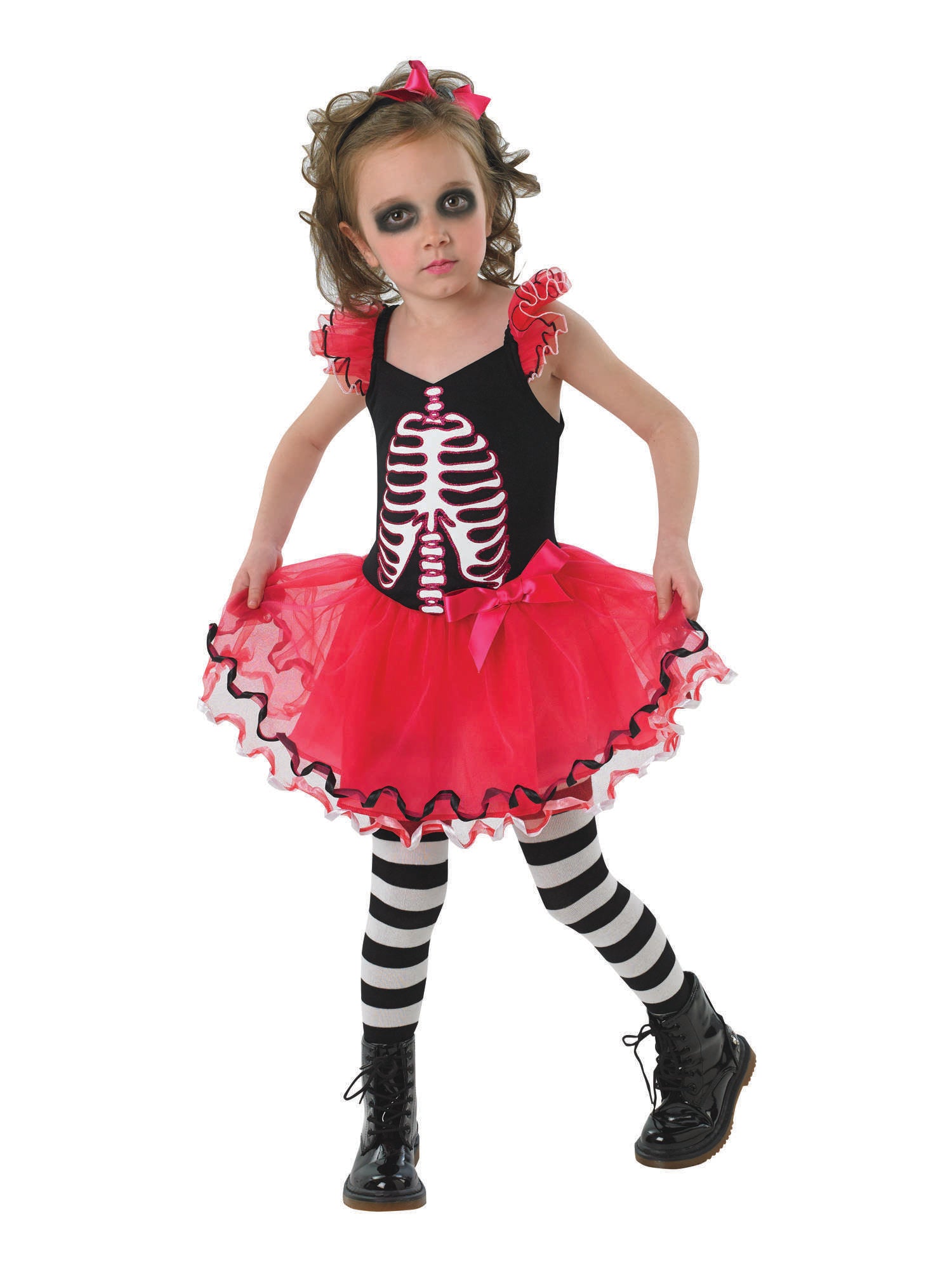 Skeleton, Multi, Generic, Kids Costumes, Small, Front