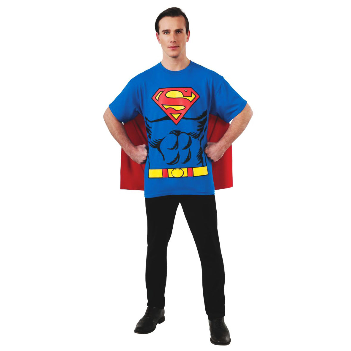 Superman, Multi, DC, Adult Costume, Large, Front