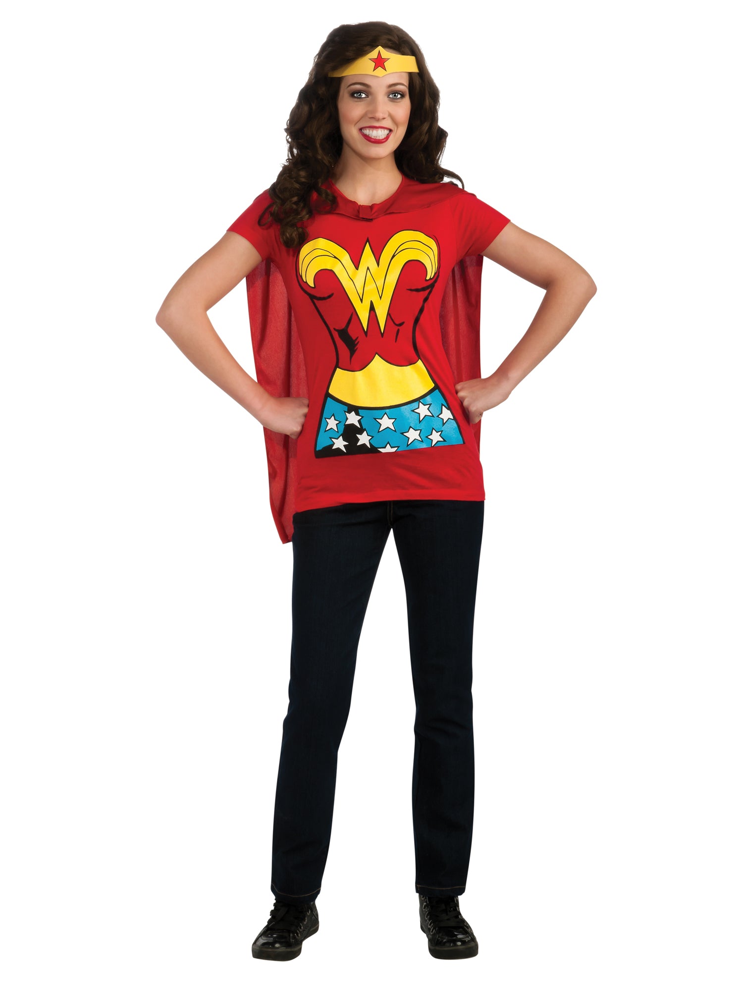 Wonder Woman, Multi, DC, Adult Costume, Extra Large, Front