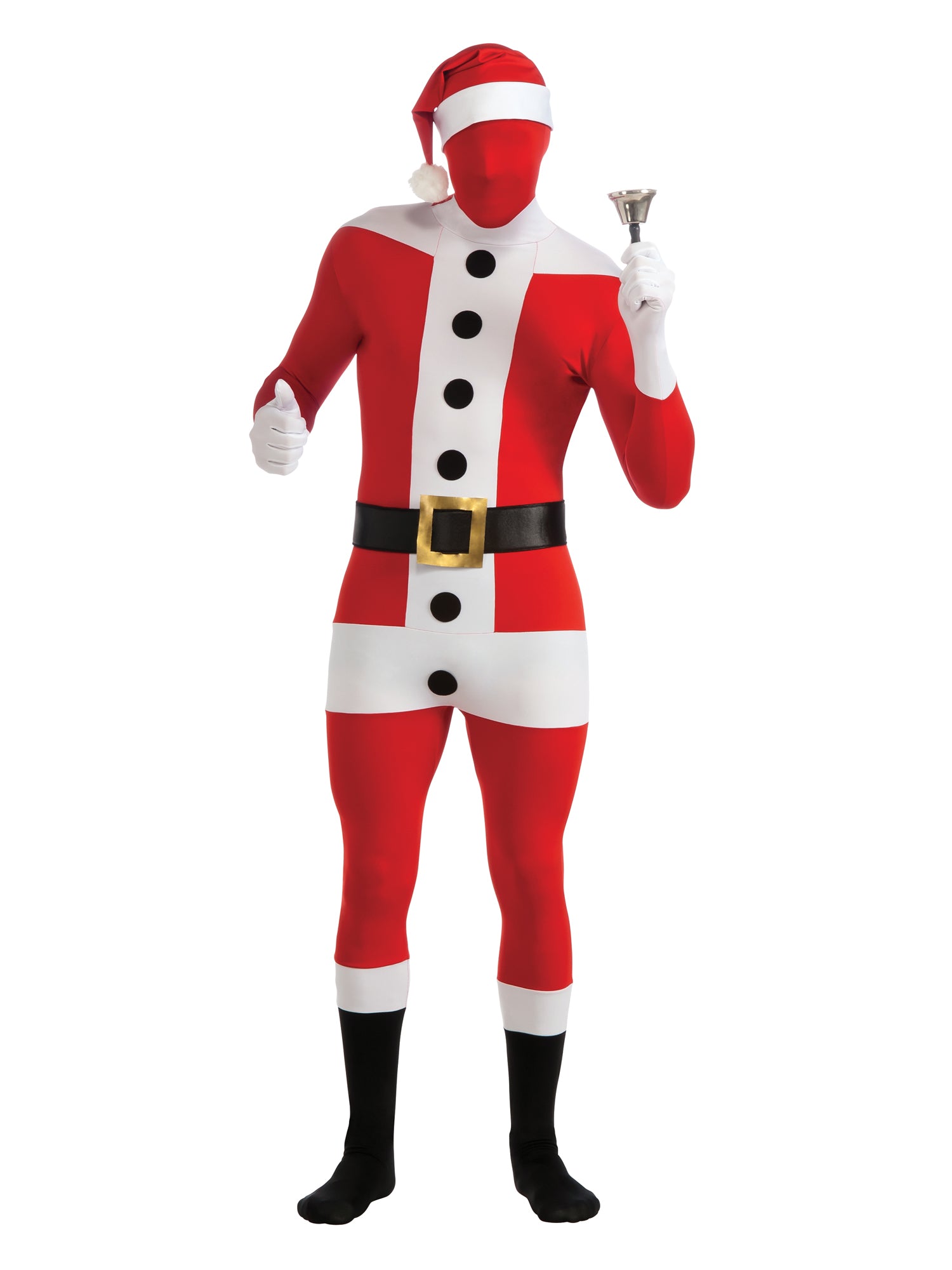 Santa, Multi, Generic, Adult Costume, Extra Large, Front