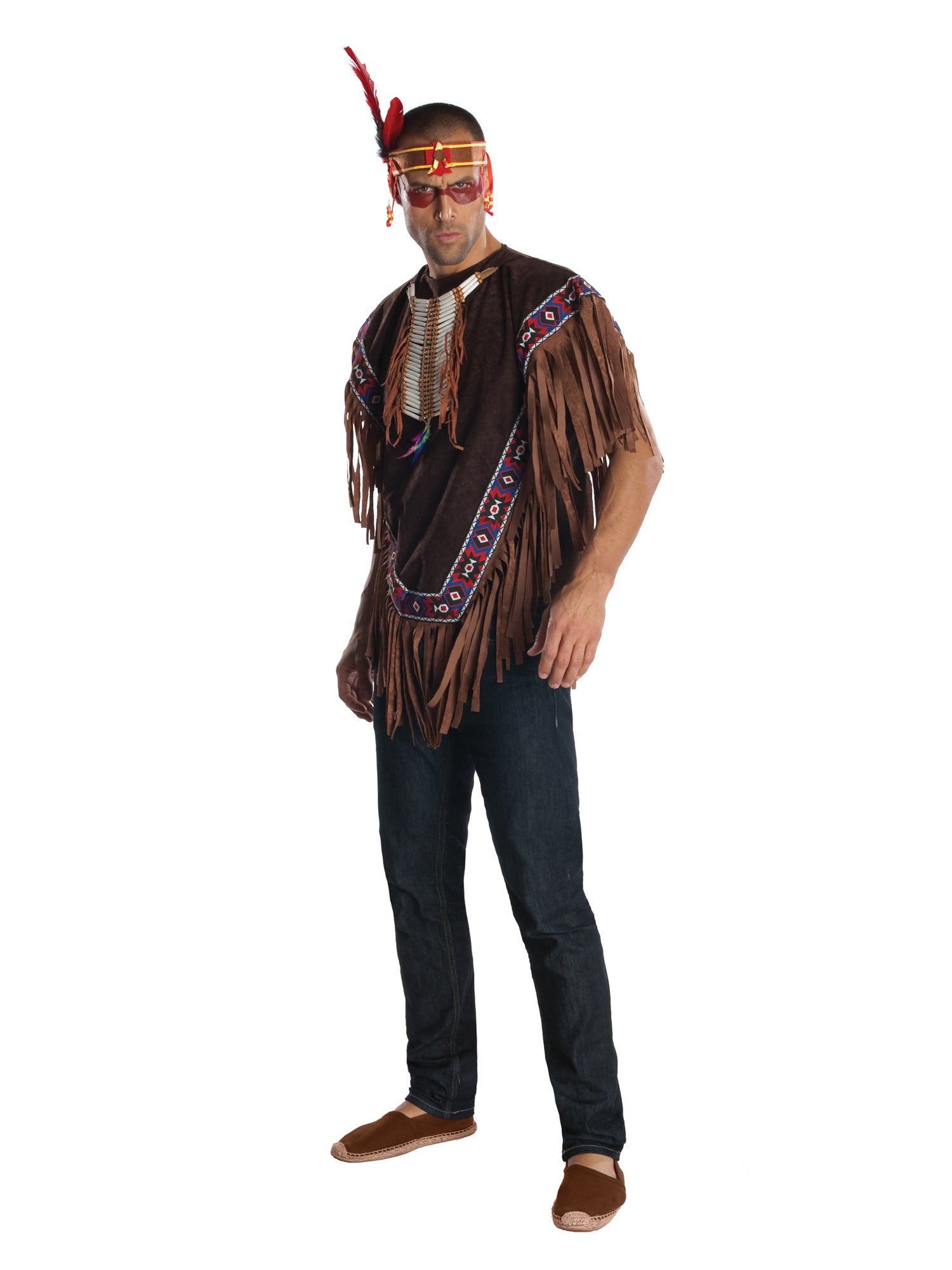 Native American, Multi, Generic, Adult Costume, Extra Large, Front