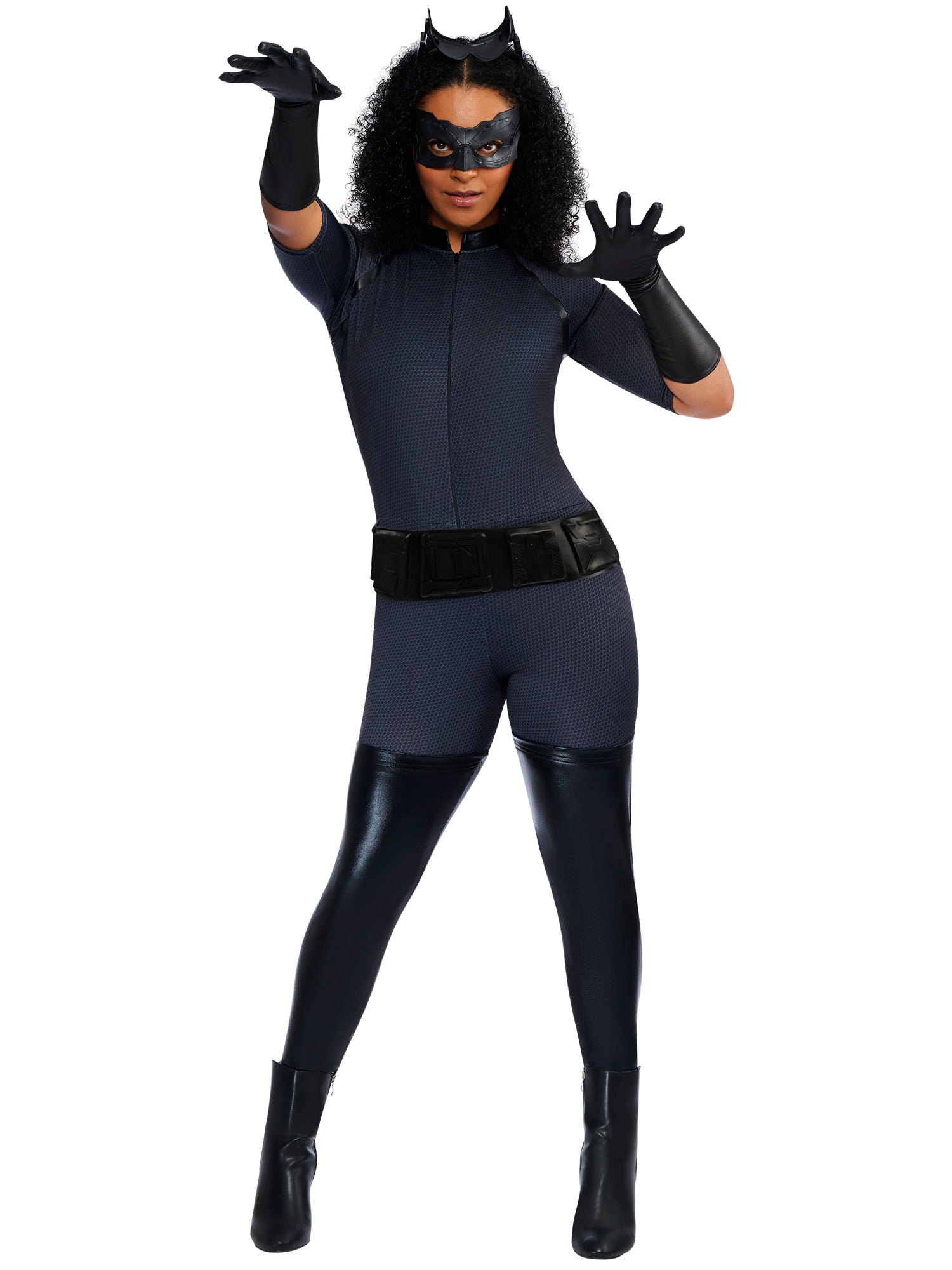 Catwoman, The Dark Knight Rises, Batman, The Dark Knight Rises, Multi, WB DC Comics, Adult Costume, Extra Small, Side