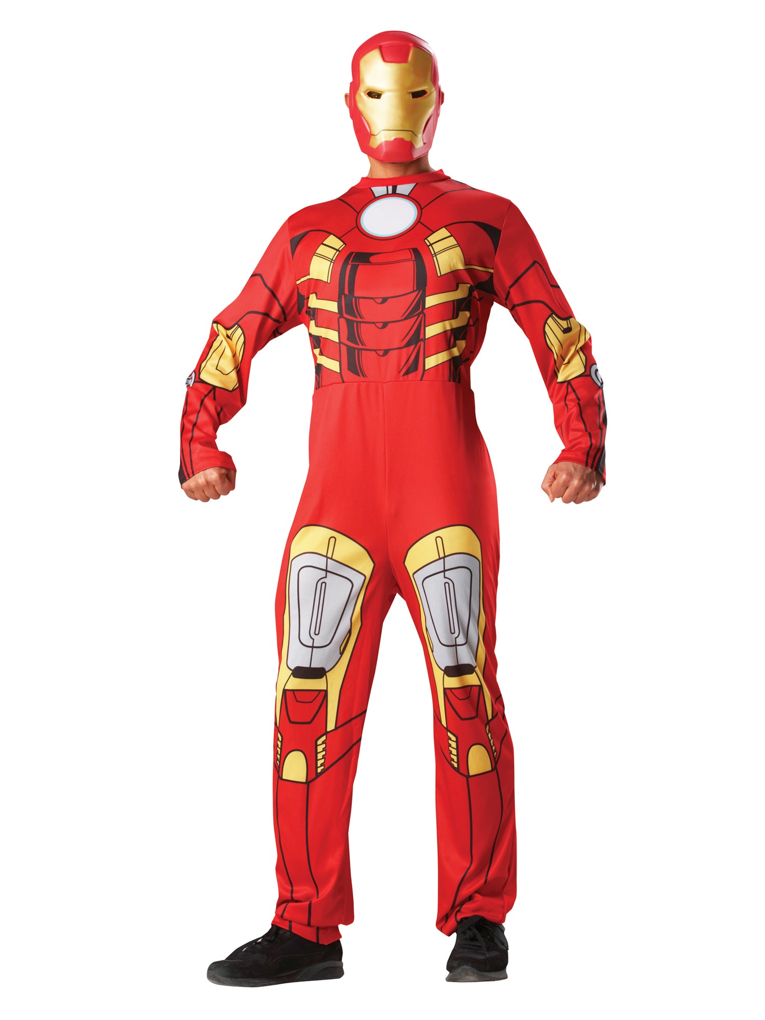 Iron Man, Avengers, Red, Marvel, Adult Costume, , Front