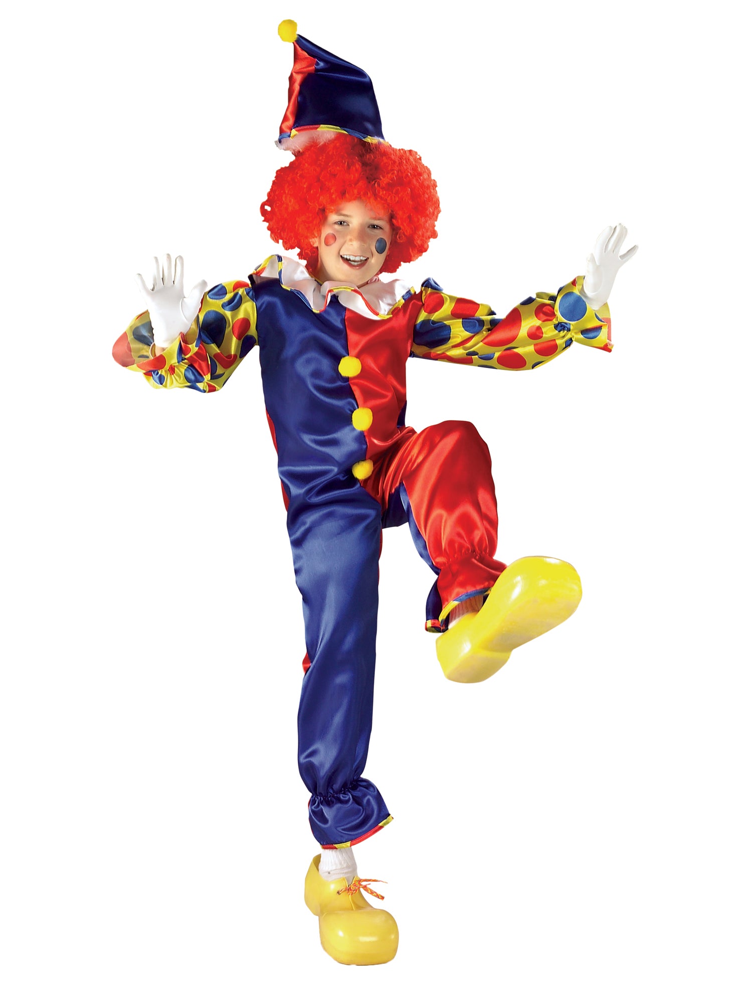 Clown, Multi, Generic, Kids Costumes, Small, Front