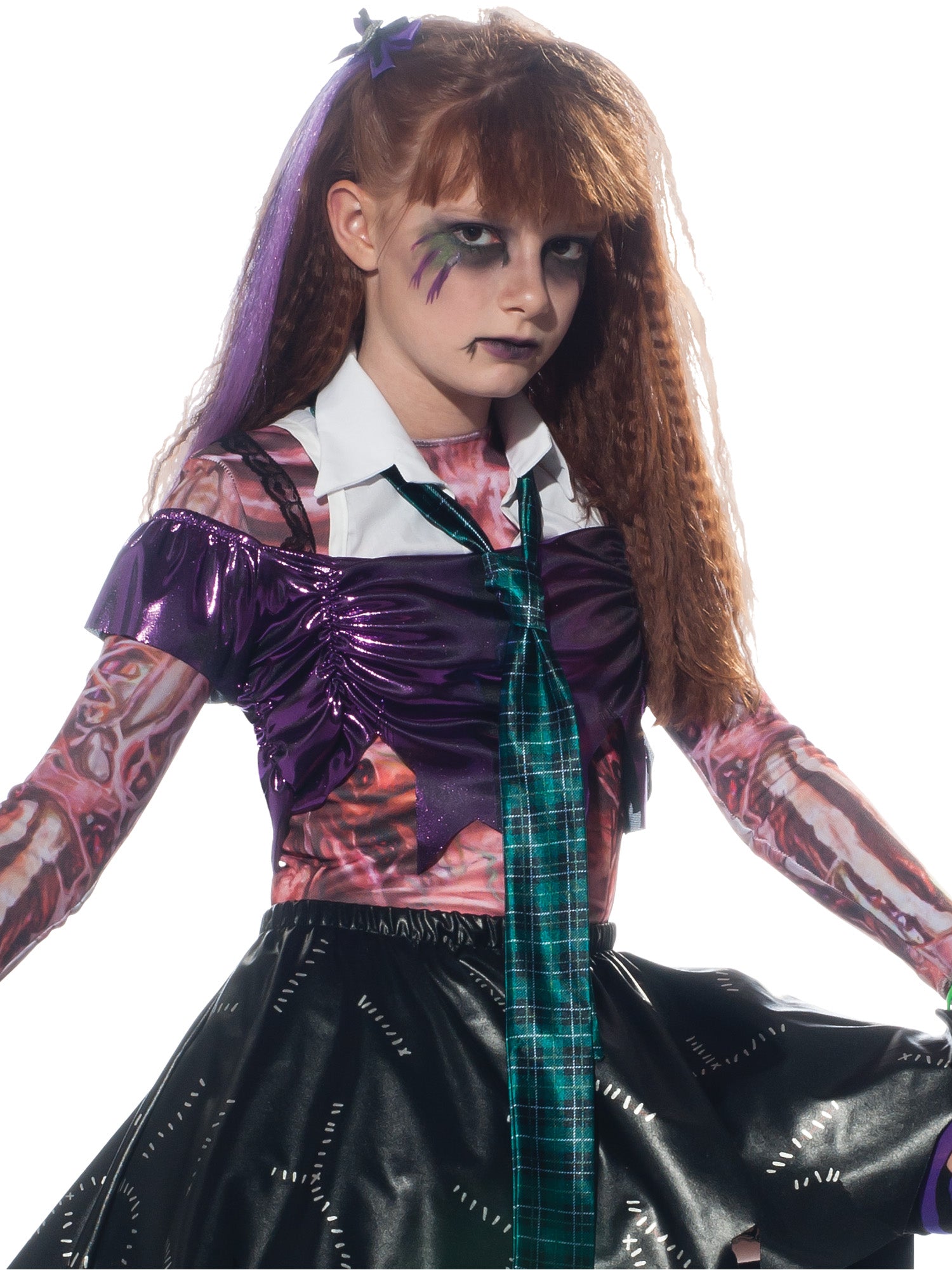 Zombie, Multi, Forum, Kids Costumes, Small, Back