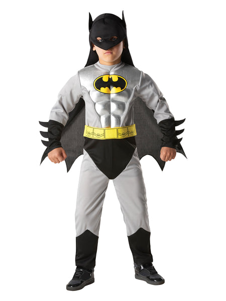 Kids Deluxe Metallic Batman Costume