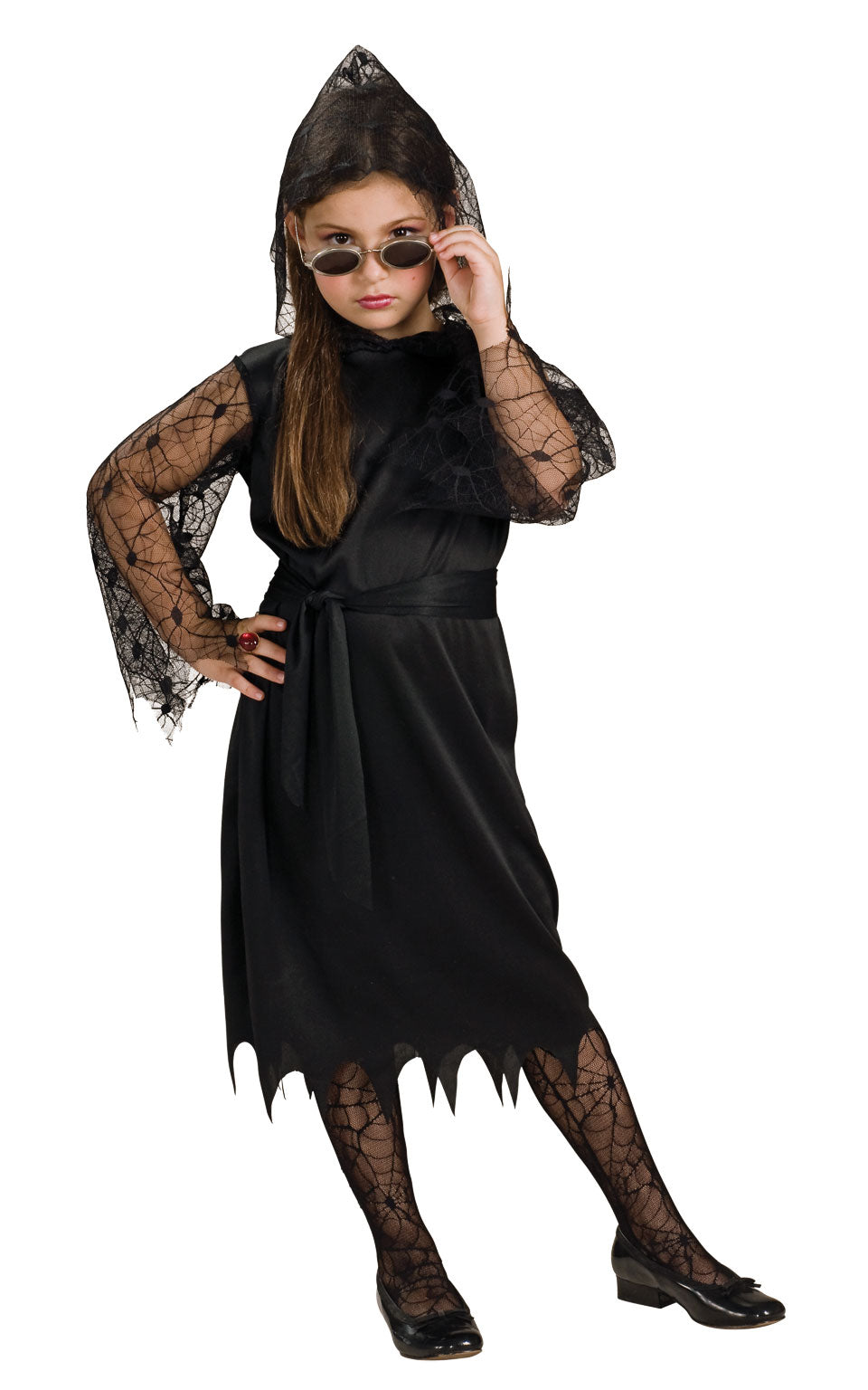 Kids Gothic Lace Vampiress Costume