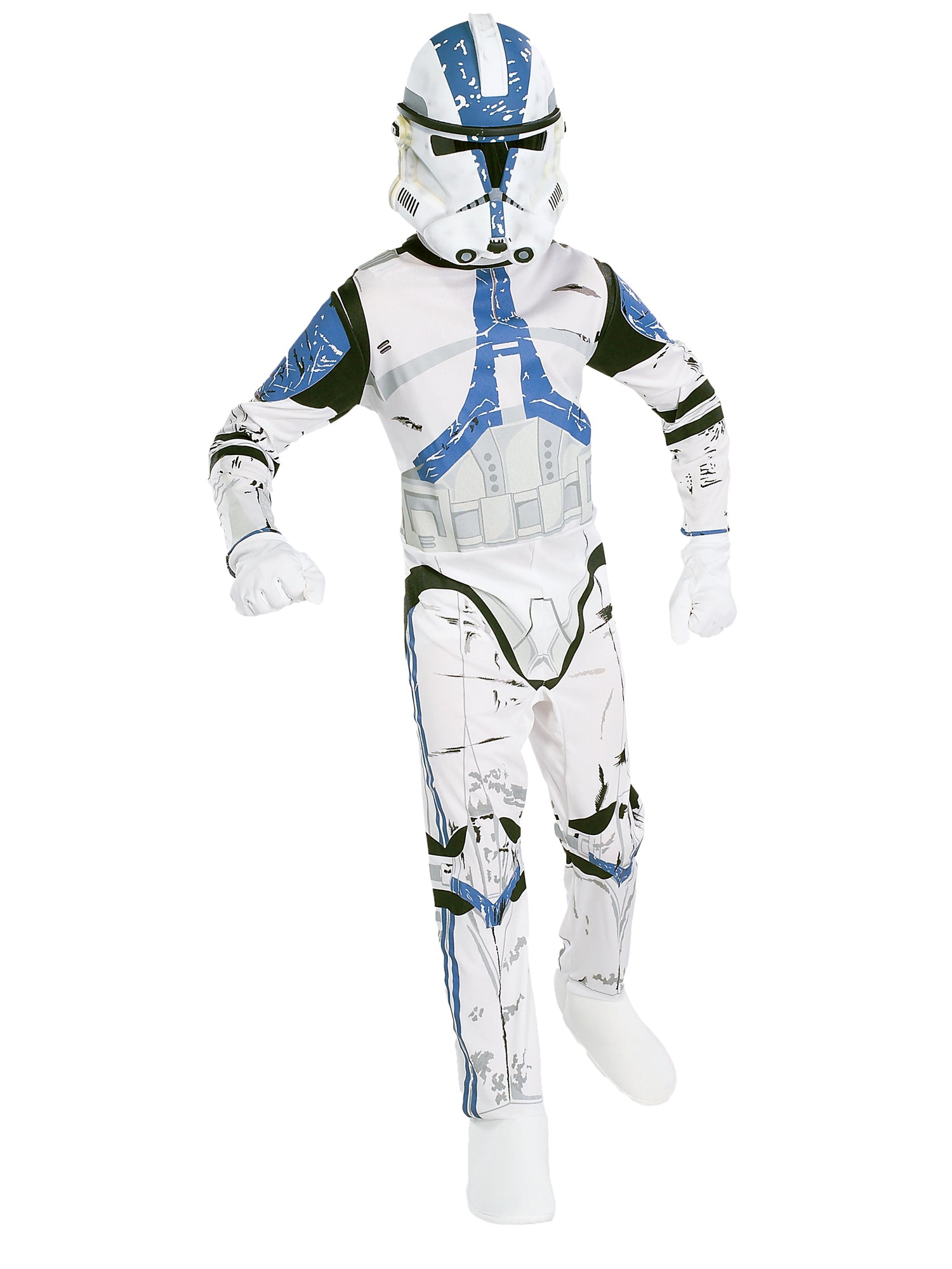 Clone Trooper, Clone Wars, Episode II, Clone Wars, Multi, Star Wars, Kids Costumes, Medium, Front