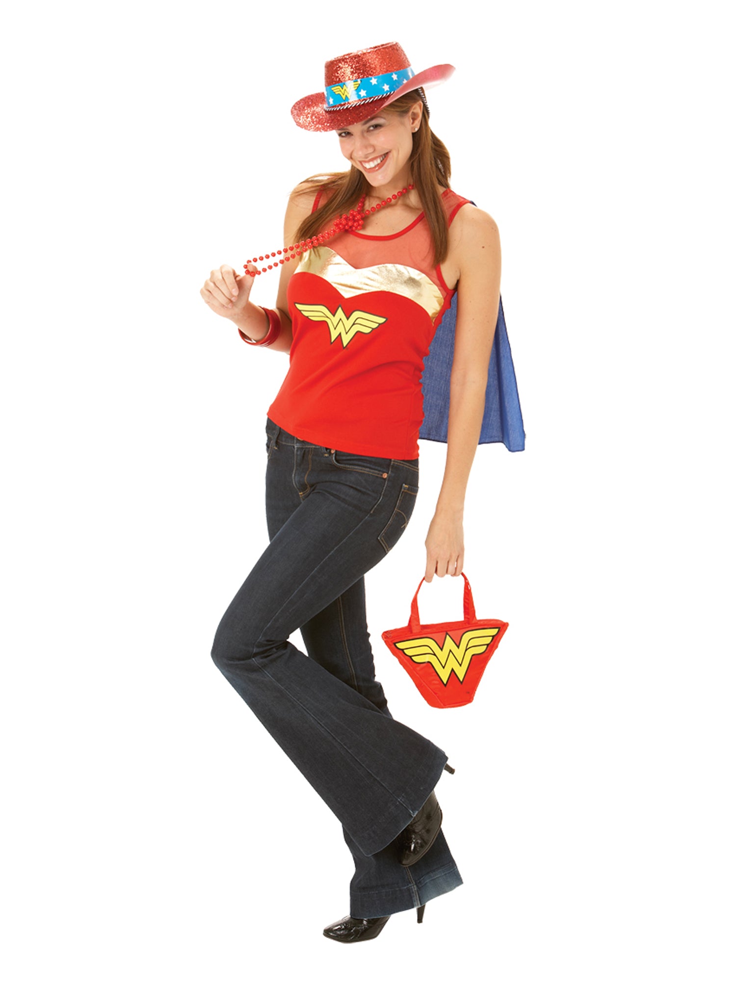 Wonder Woman, Superman, Multi, DC, Accessories, One Size, Front