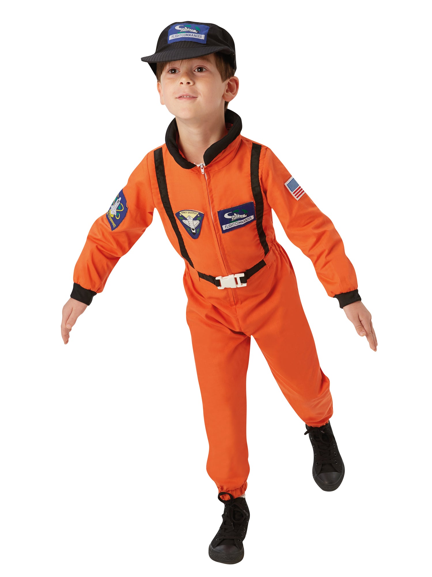 Astronaut, Multi, Generic, Childrens Costume, Large, Front