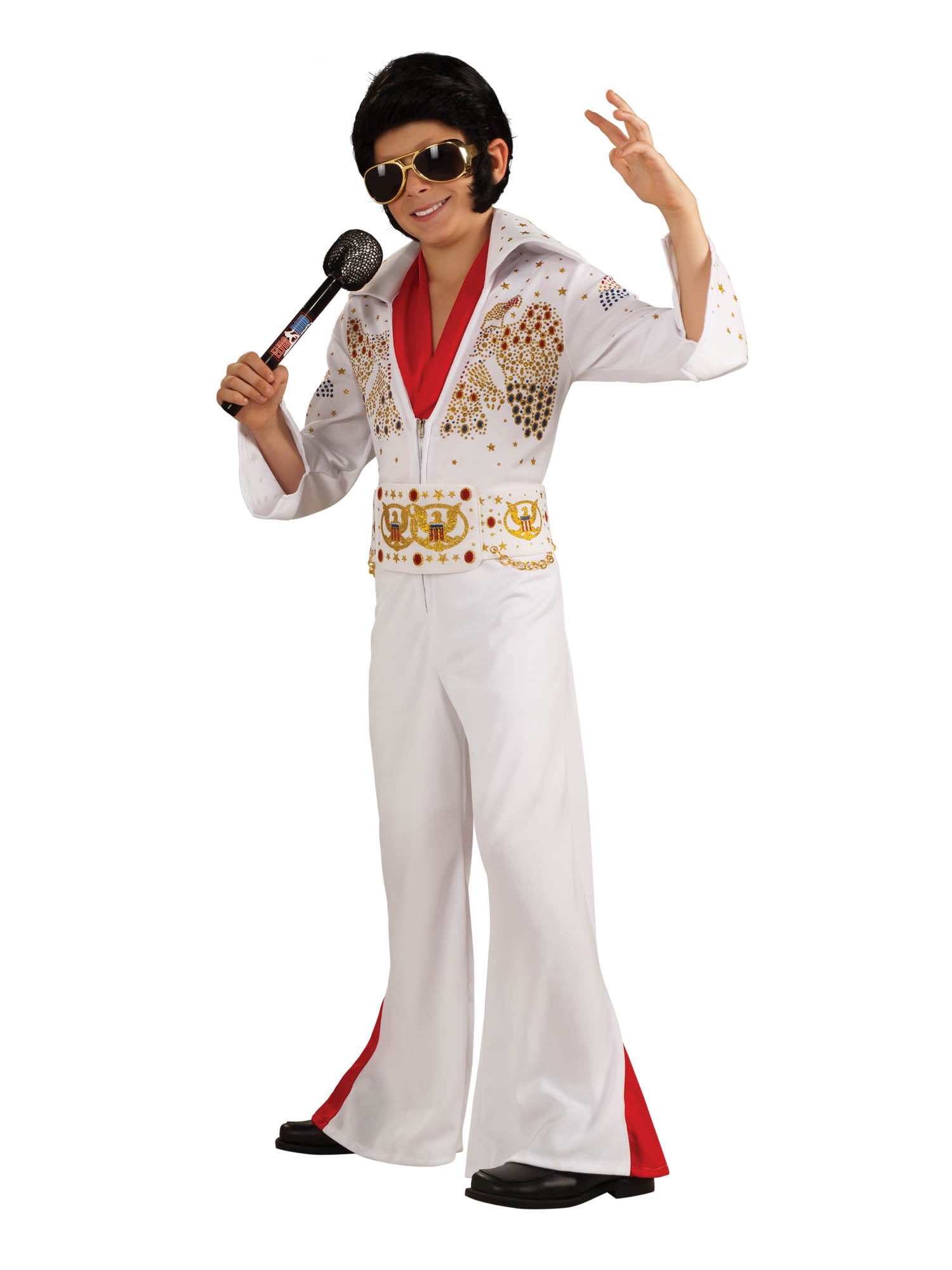 Elvis Presley, Muliticoloured, Kids Costumes, L, Front