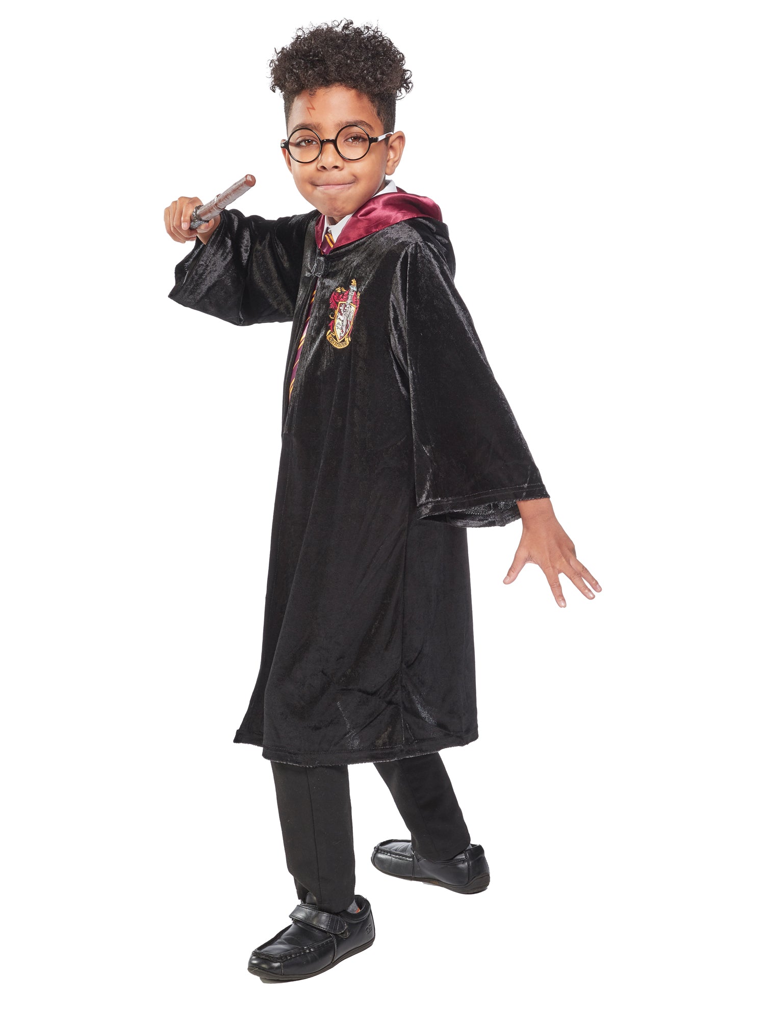 Hogwarts Robe, Multi, Harry Potter, Kids Costumes, Large, Back