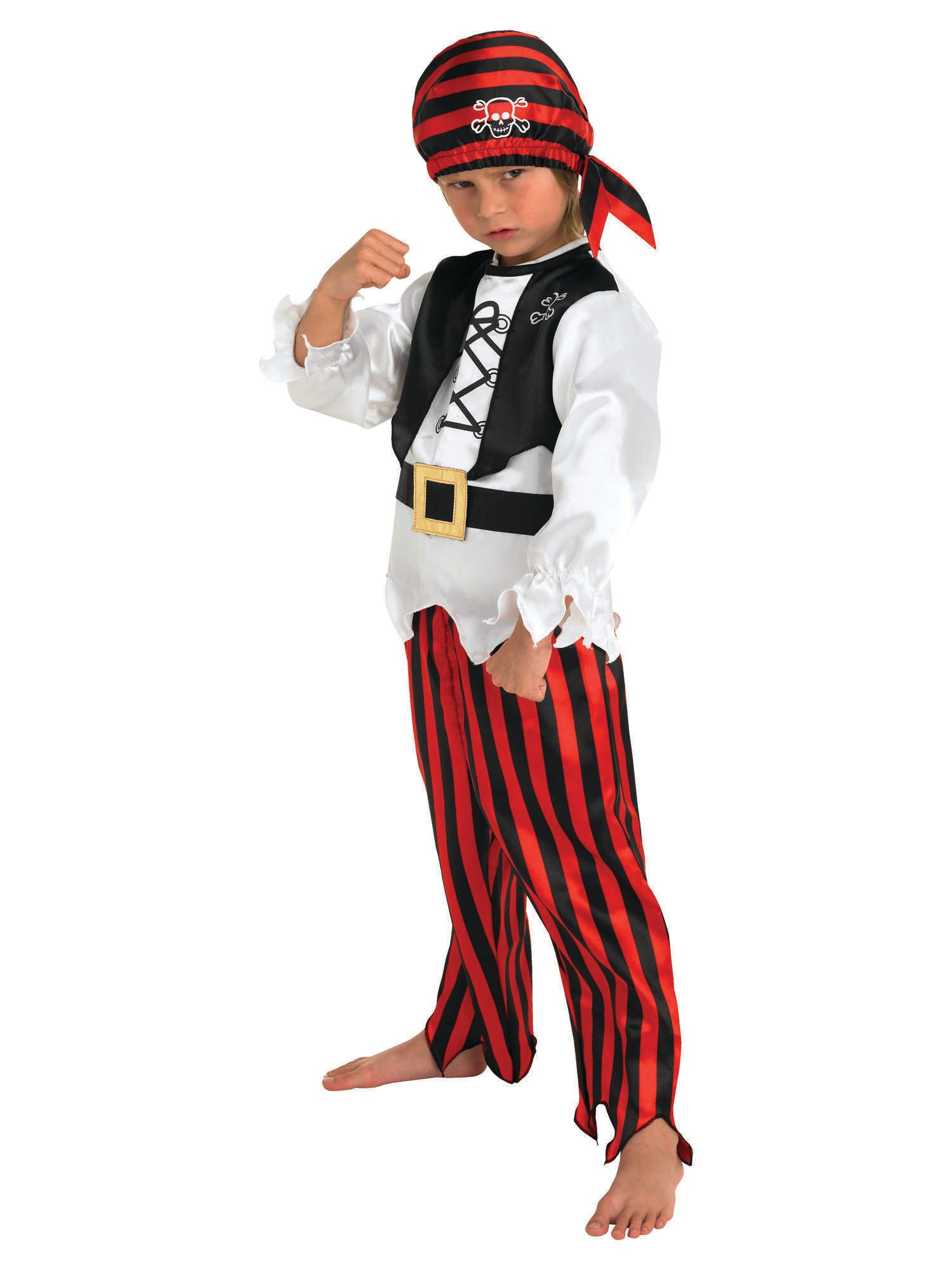 Pirate, Multi, Generic, Kids Costumes, Small, Front