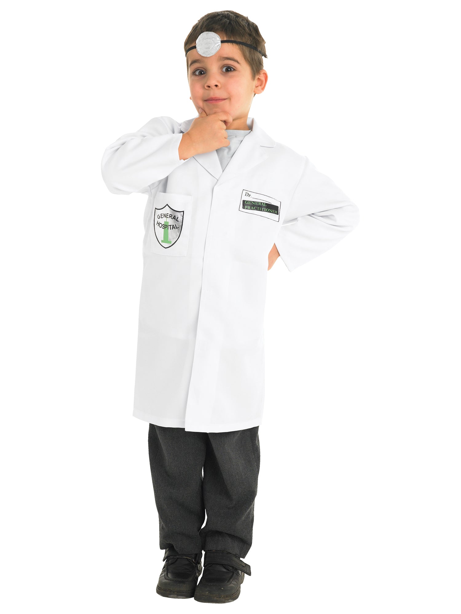 Doctor, Multi, Doctor, Kids Costumes, Medium, Front