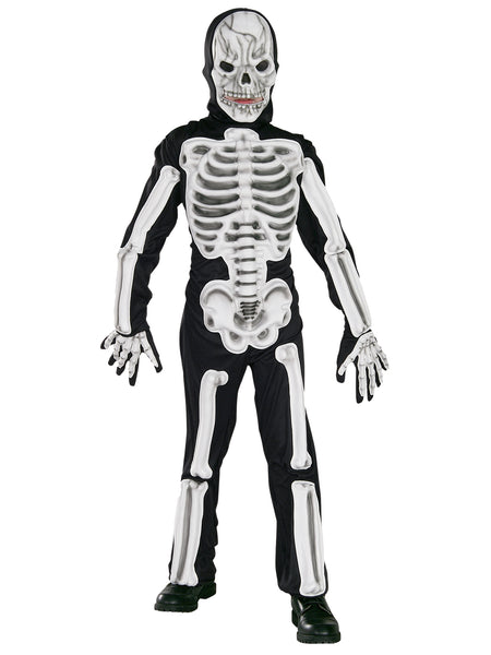 Kids Muscle Chest Skeleton Costume