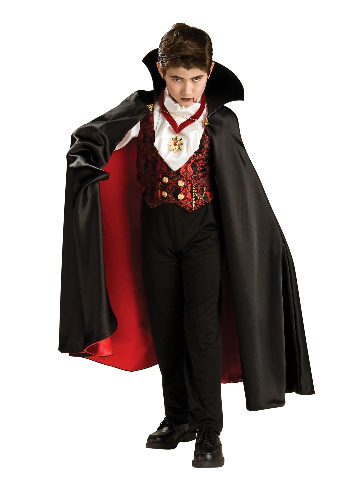 Dracula, Multi, Generic, Kids Costumes, Large, Front