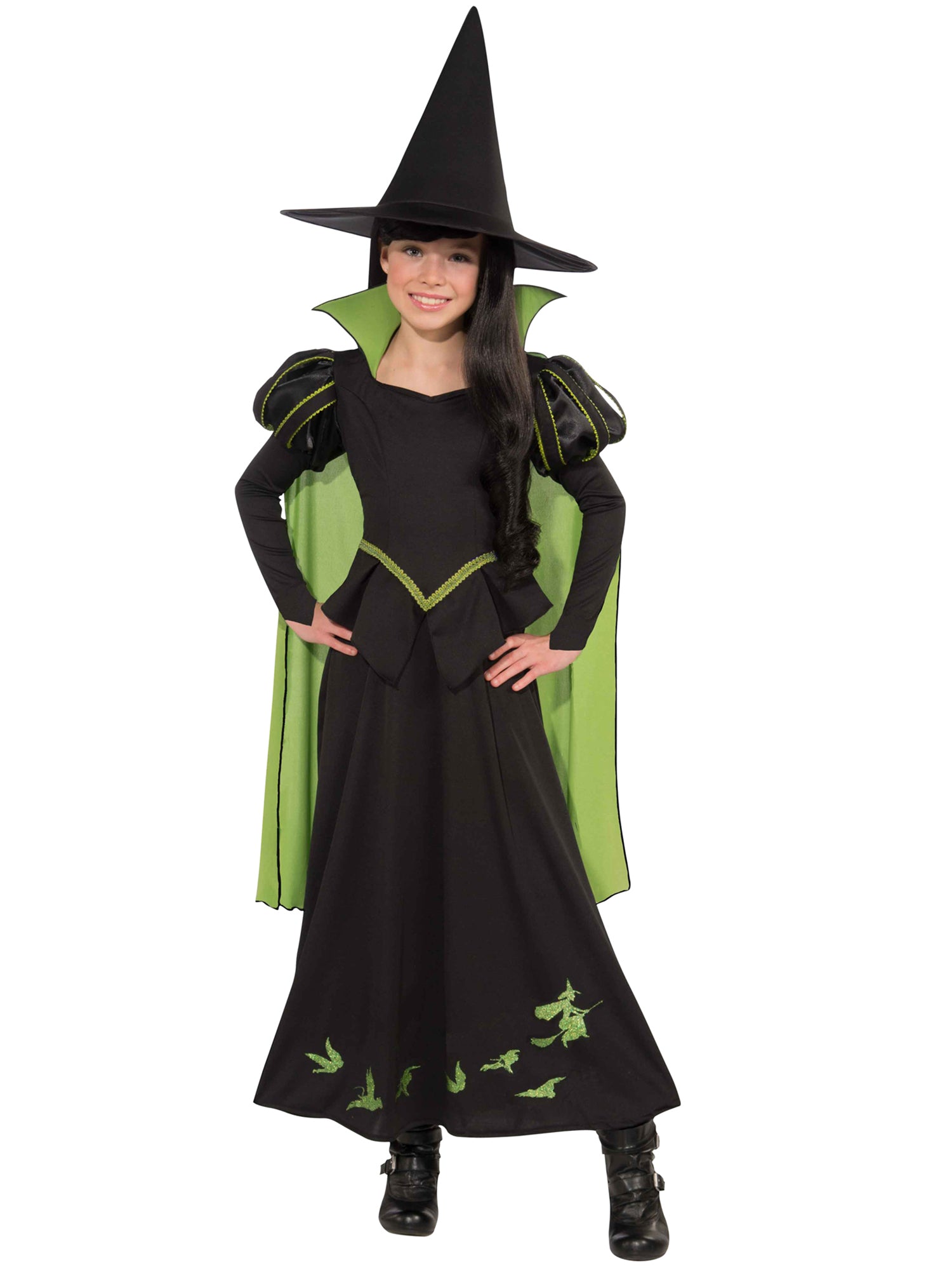 Wicked Witch Of The West, Multi, WB Classic, Kids Costumes, Medium, Front