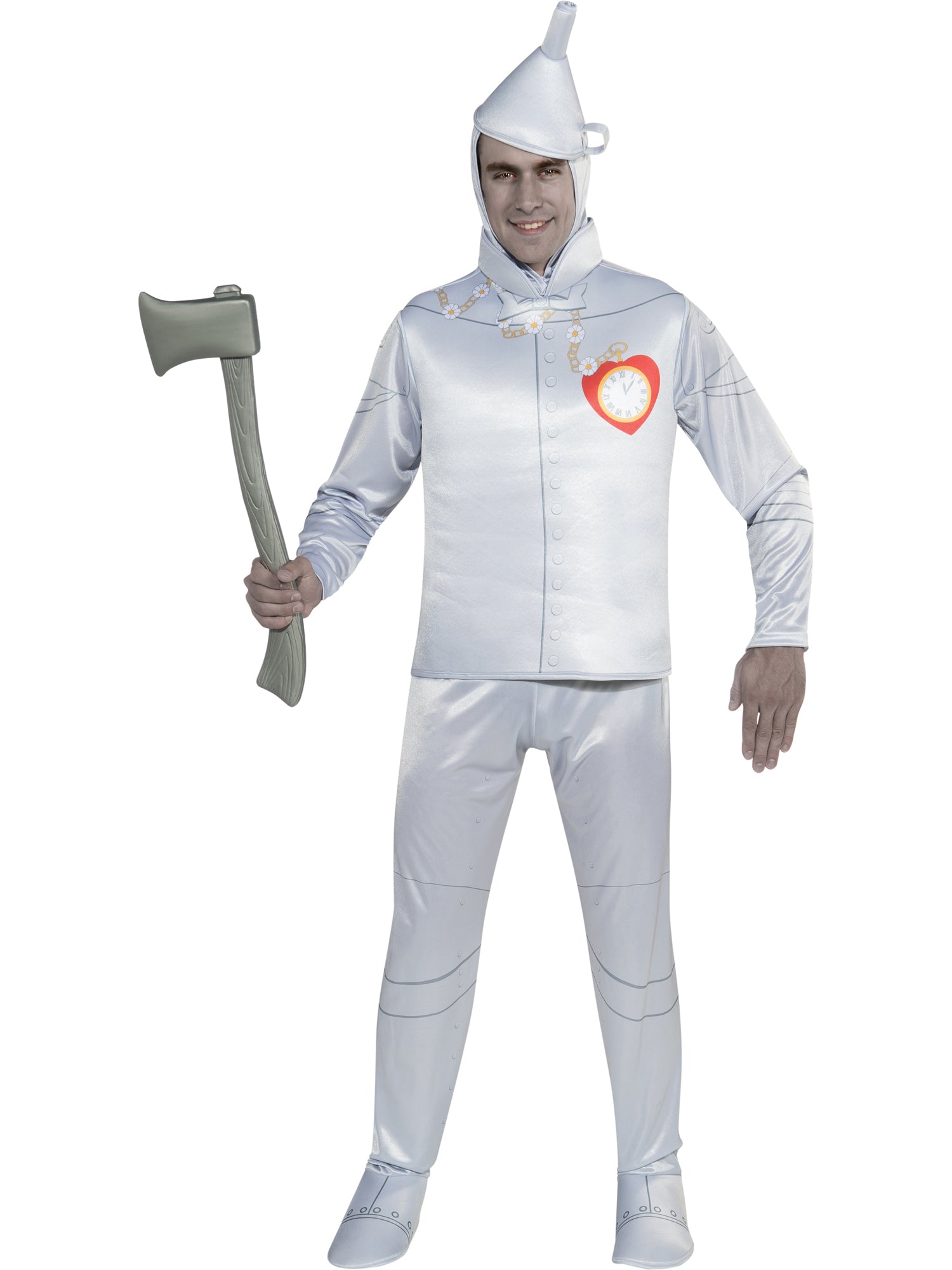 Tin Man, WIZARD OF OZ, WIZARD OF OZ, Multi, Wizard Of Oz, Adult Costume, One Size, Front