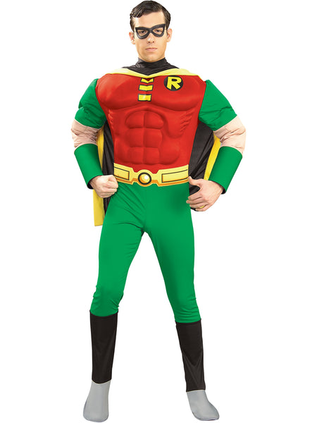 Adult Deluxe Muscle Chest Robin Costume