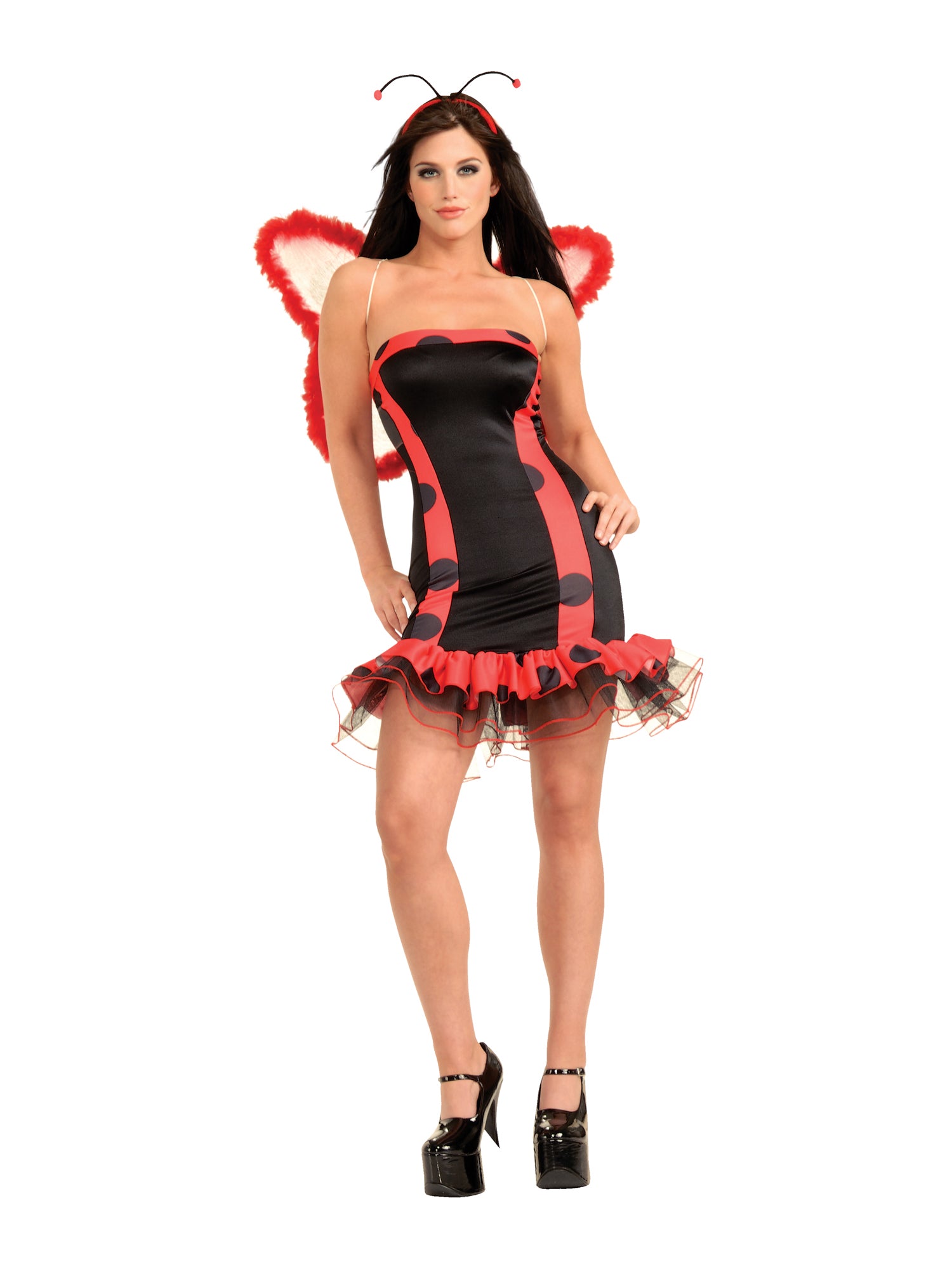 Ladybird, Multi, Generic, Adult Costume, Extra Small, Front