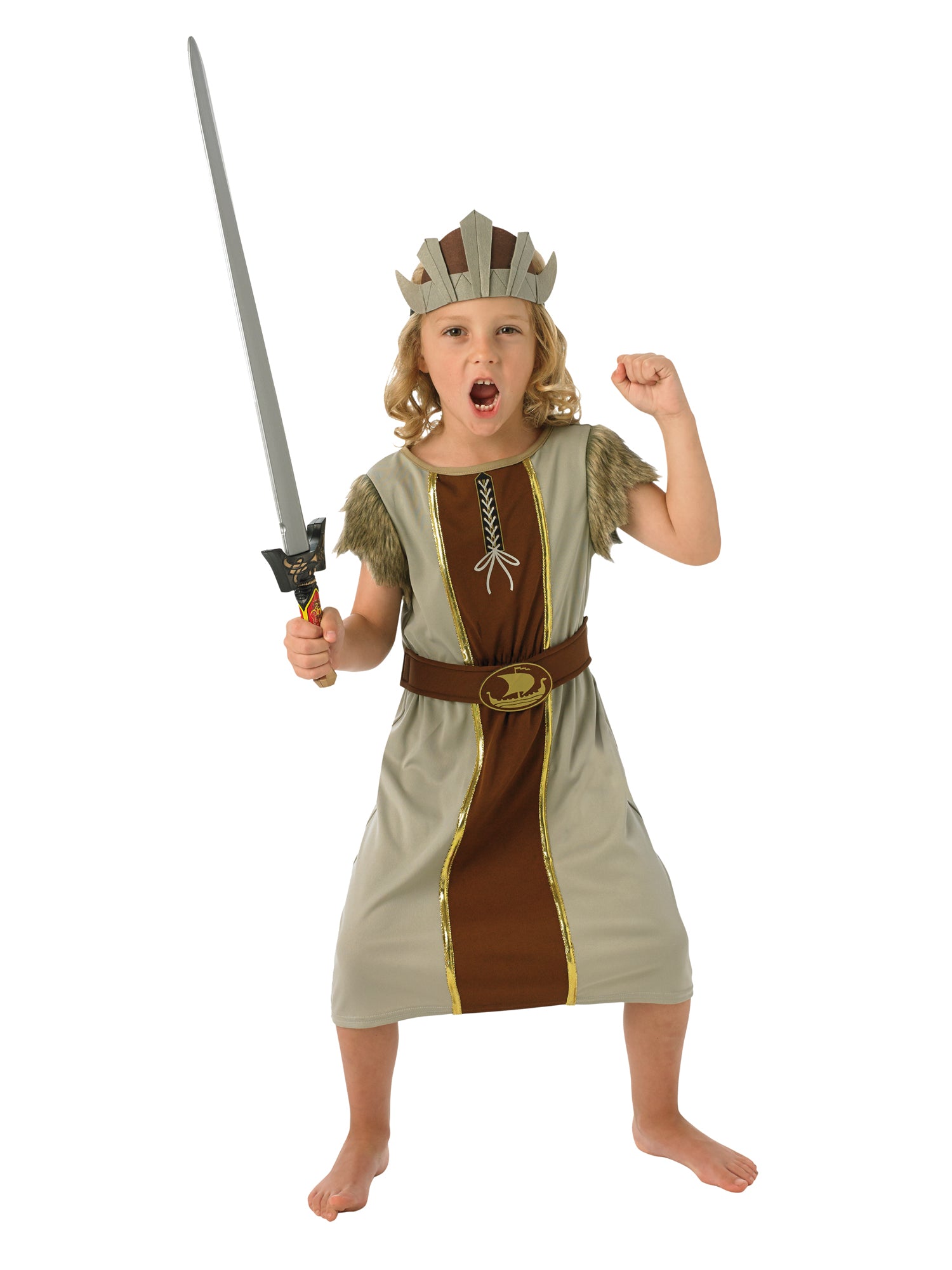 Viking, Multi, Generic, Kids Costumes, Small, Front