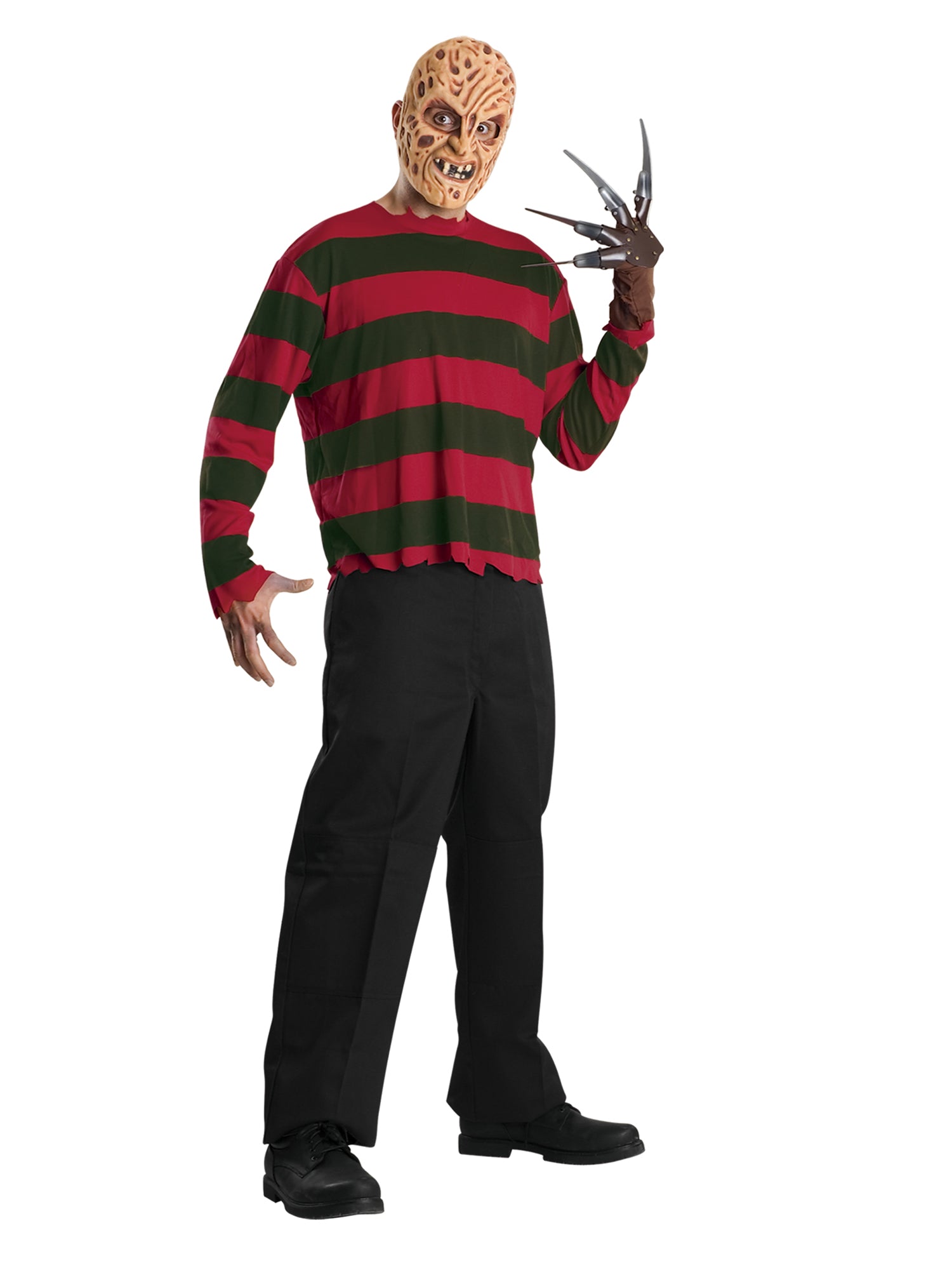 Freddy Kreuger, Multi, Nightmare On Elm Street, Adult Costume, Extra Small, Front