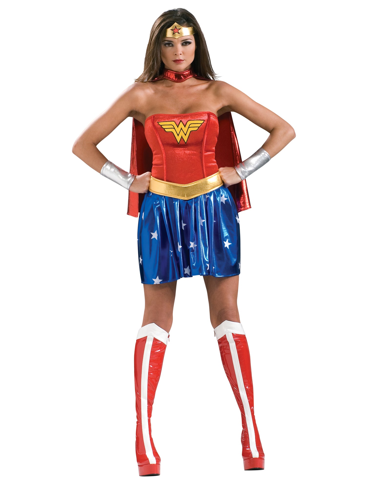 Wonder Woman, Multi, DC, Adult Costume, Extra Small, Back