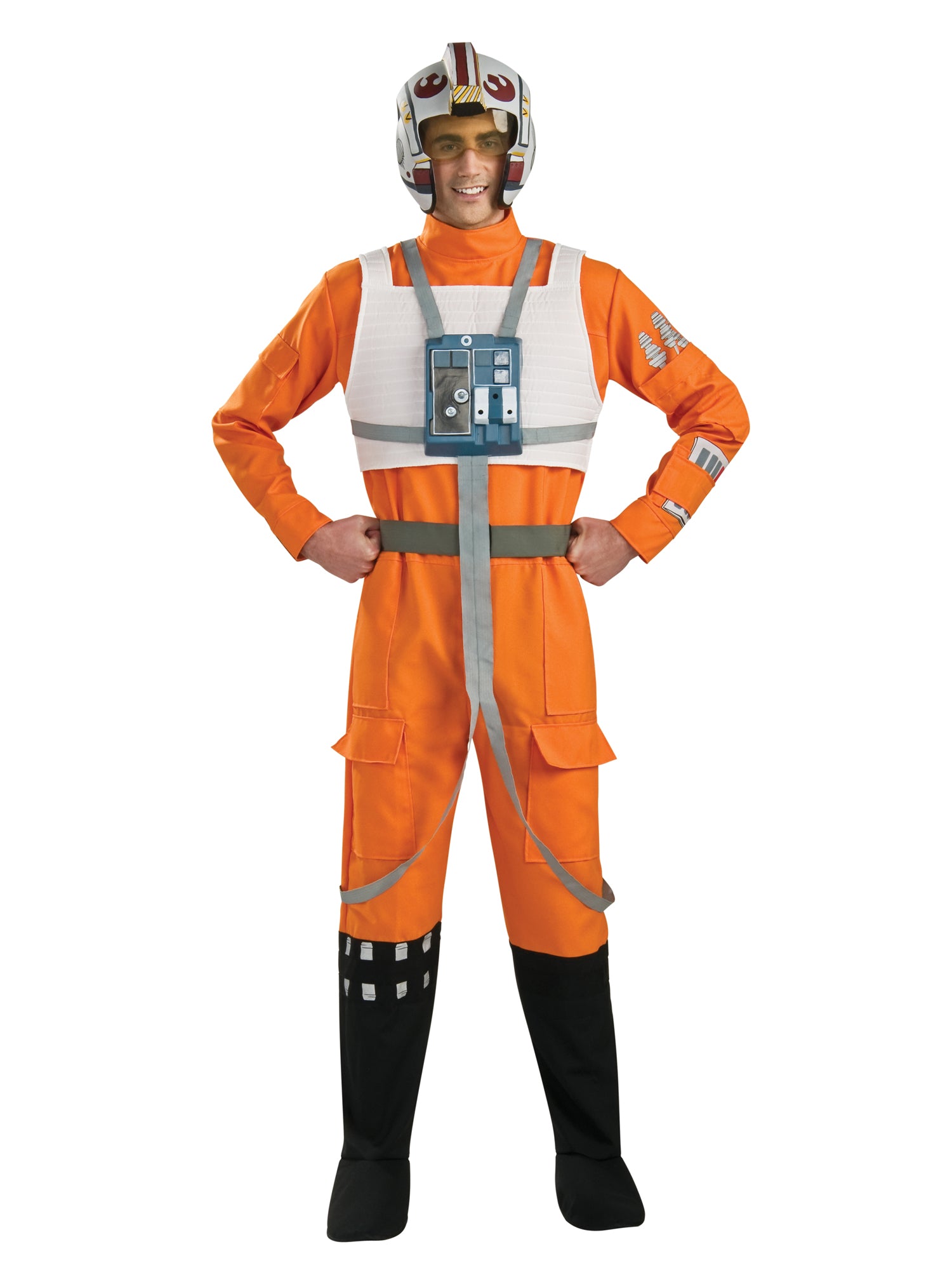 Fighter Pilot, Return Of The Jedi, Episode VI, Return Of The Jedi, Multi, Star Wars, Adult Costume, Extra Large, Front