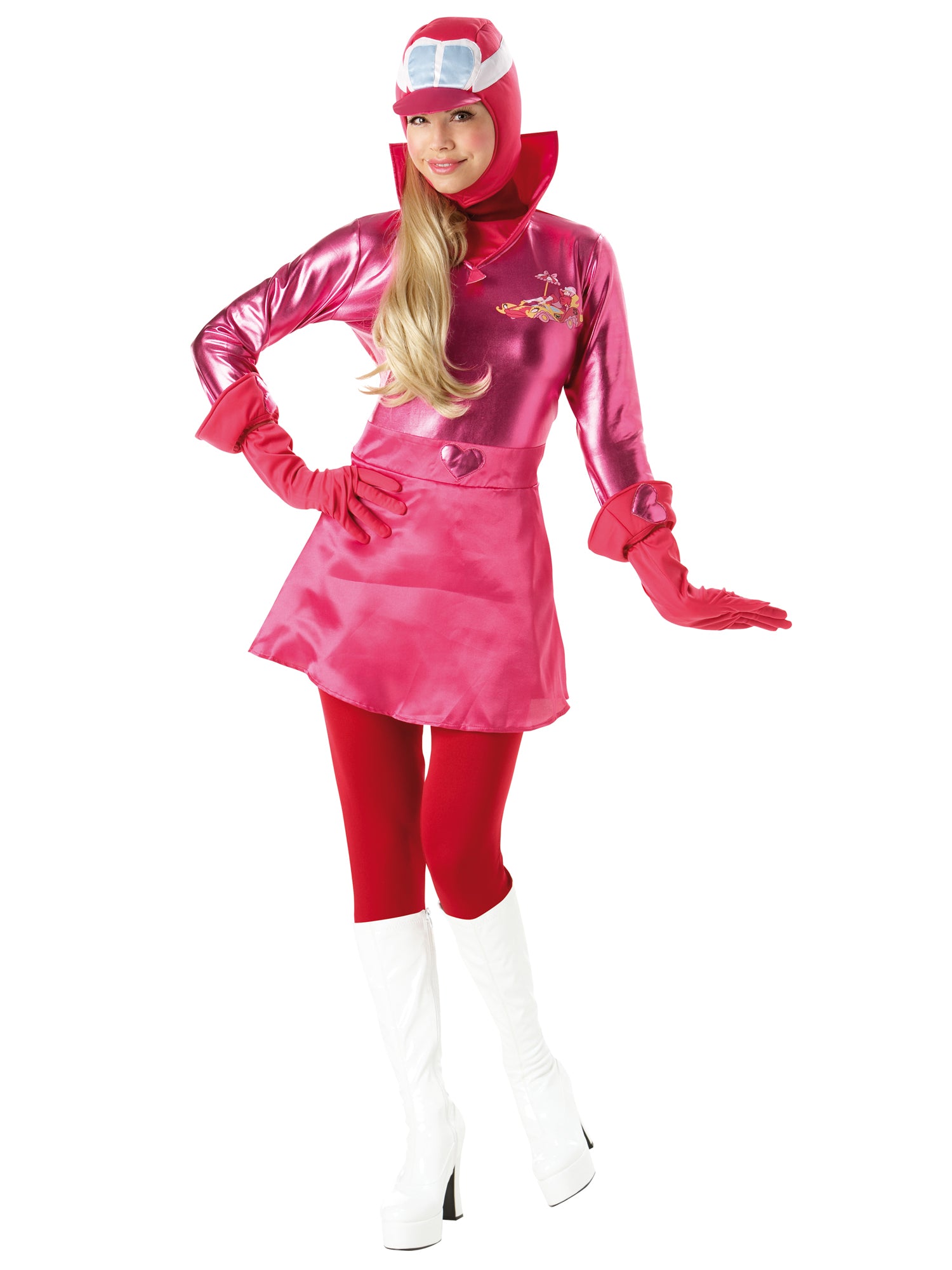 Penelope Pitstop, Multi, Hanna Barbera, Adult Costume, Medium, Front