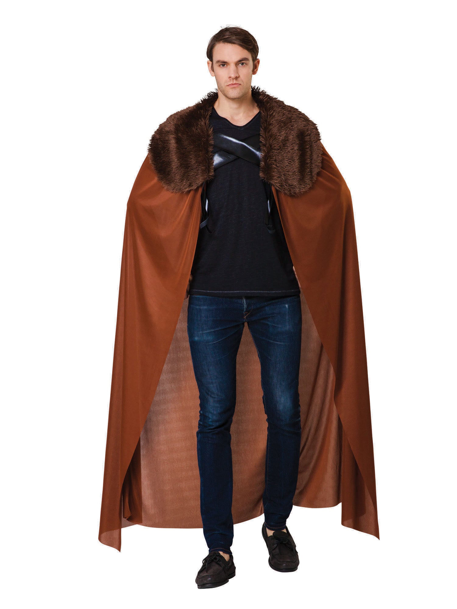 Medieval, Brown, Generic, Cape, Standard, Front