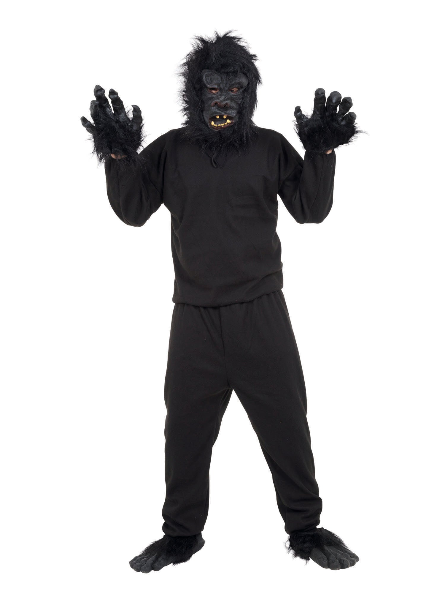 Gorilla, Multi, Generic, Adult Costume, Standard, Front