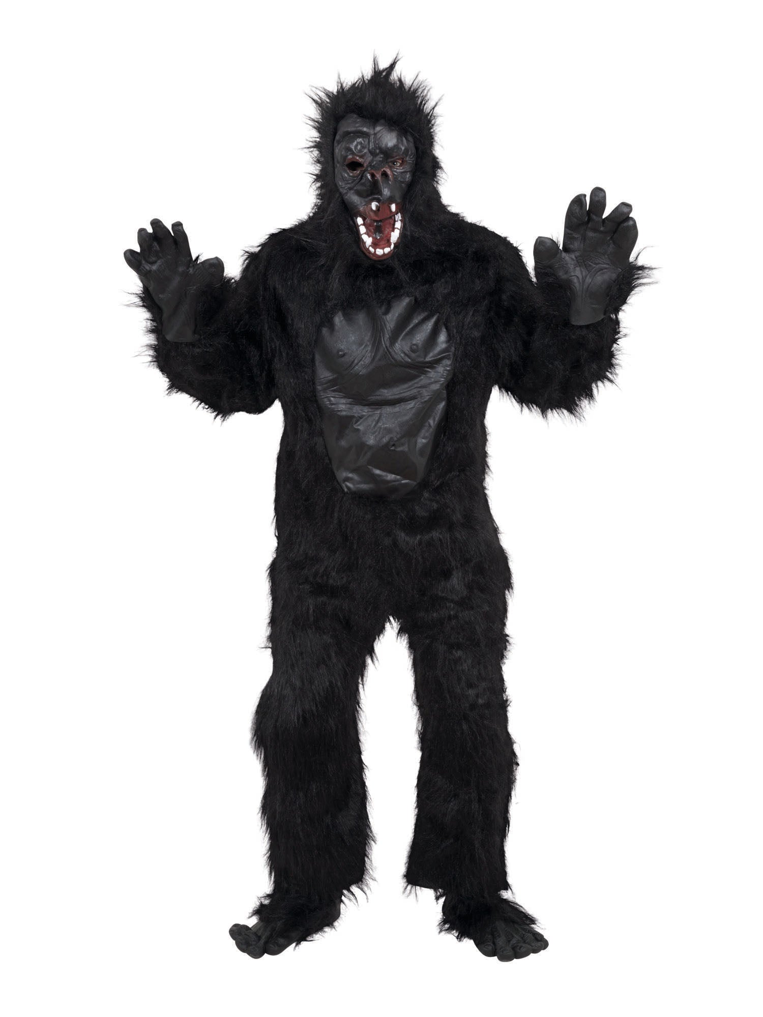 Gorilla, Multi, Generic, Adult Costume, Standard, Front