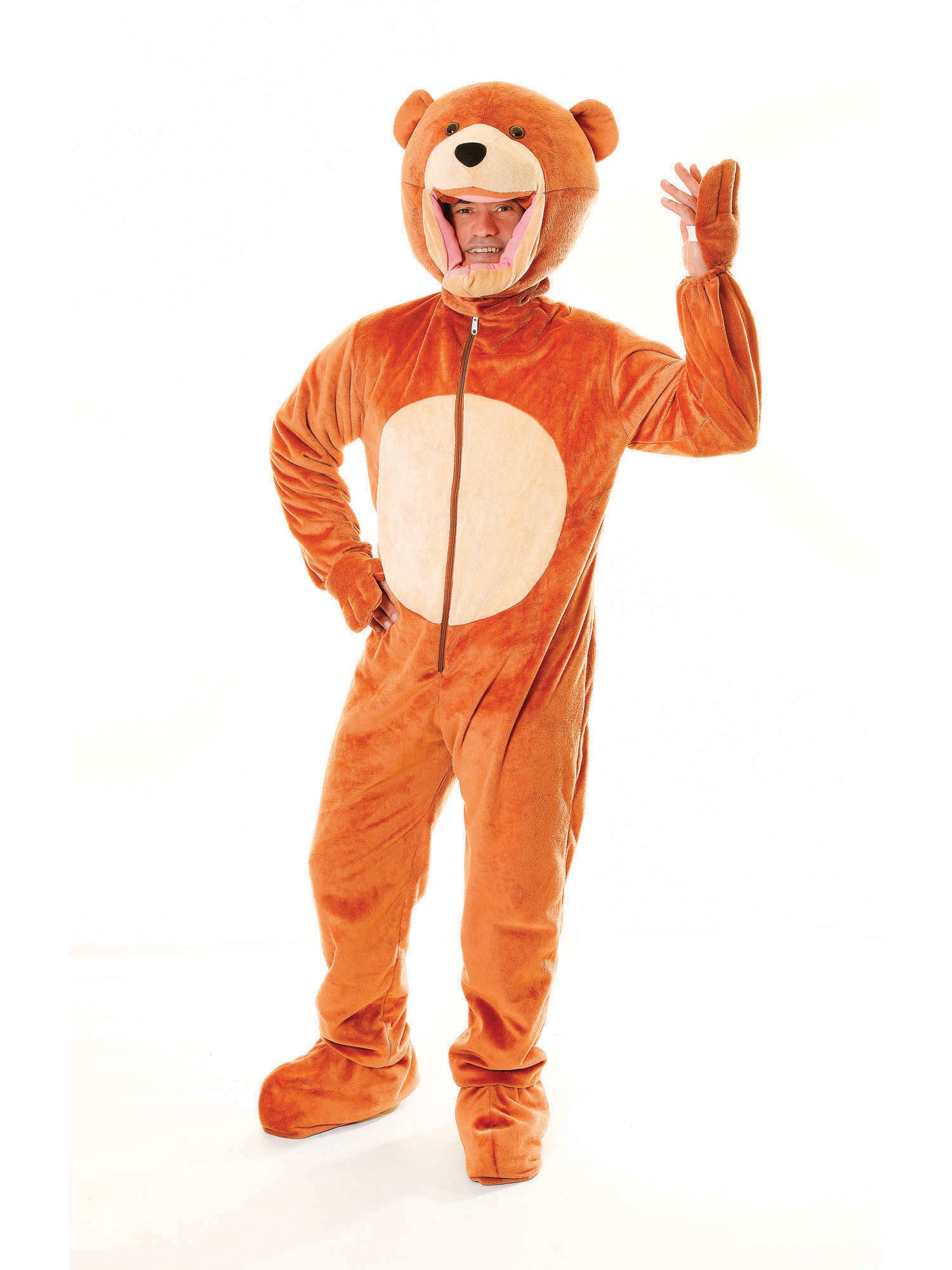 Teddy Bear, Multi, Generic, Adult Costume, Standard, Front