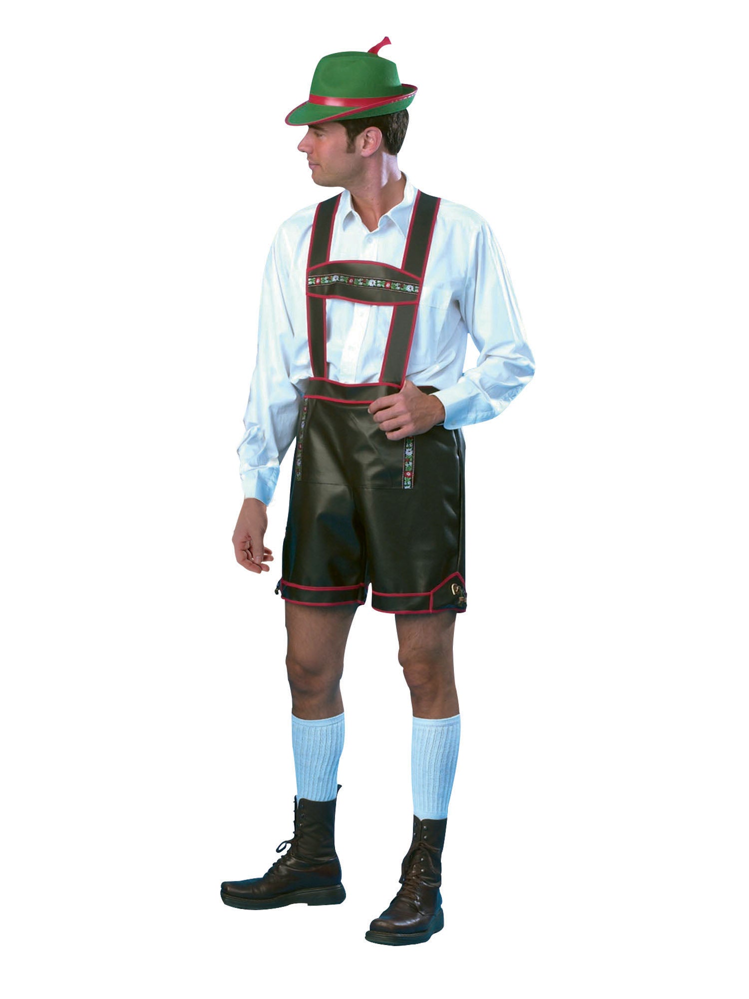 Lederhosen, Multi, Generic, Adult Costume, Extra Large, Front