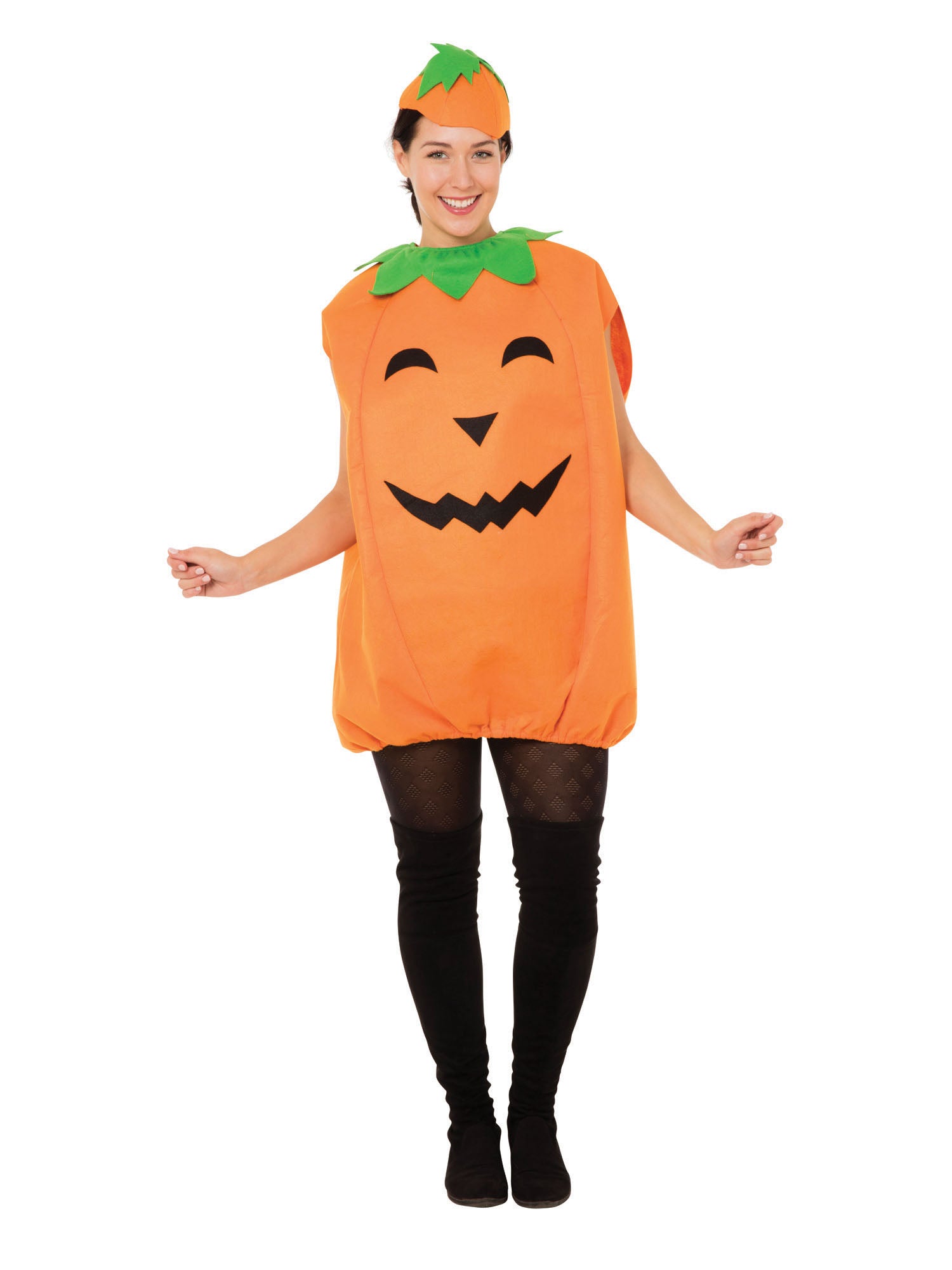 Pumpkin, Multi, Generic, Adult Costume, Standard, Front