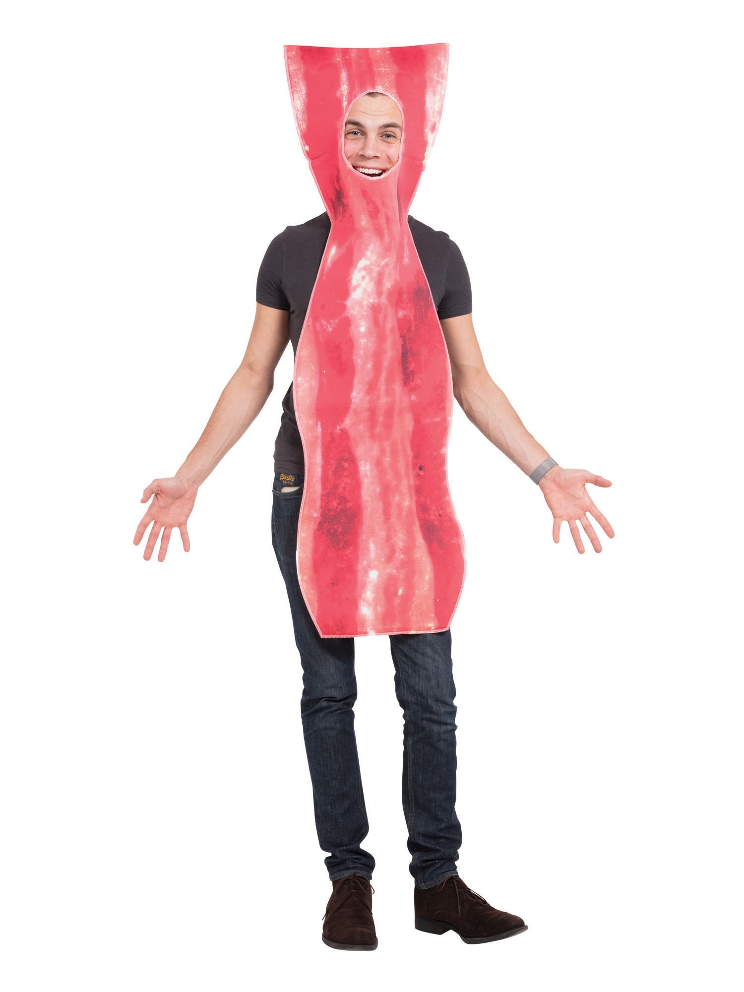 Bacon, Multi, Generic, Adult Costume, Standard, Front