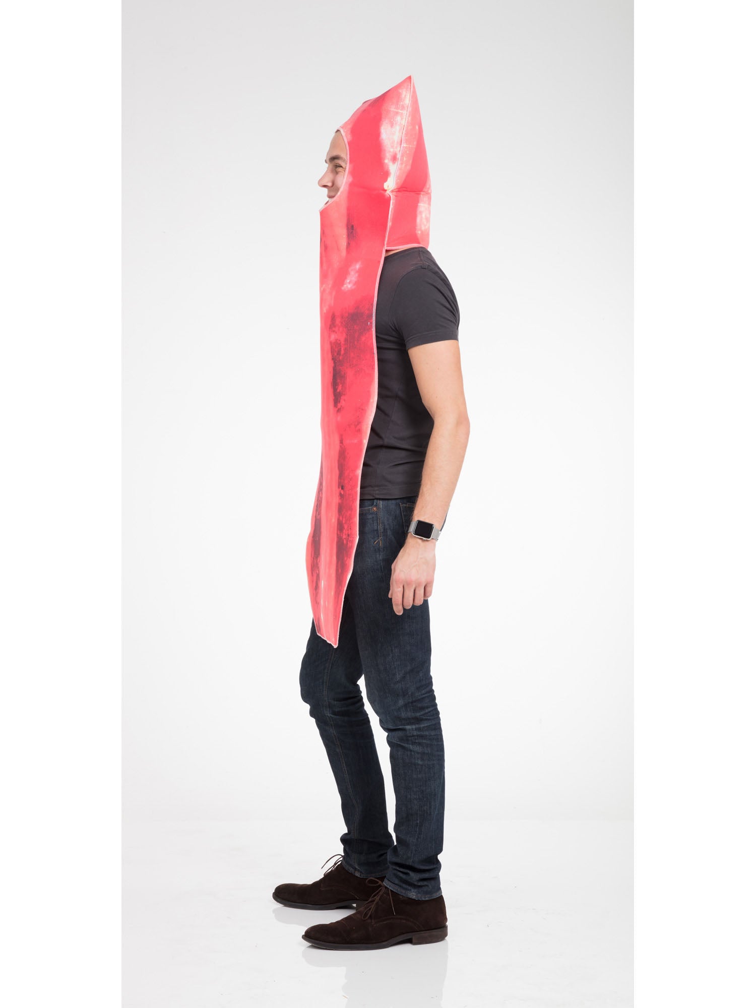 Bacon, Multi, Generic, Adult Costume, Standard, Back