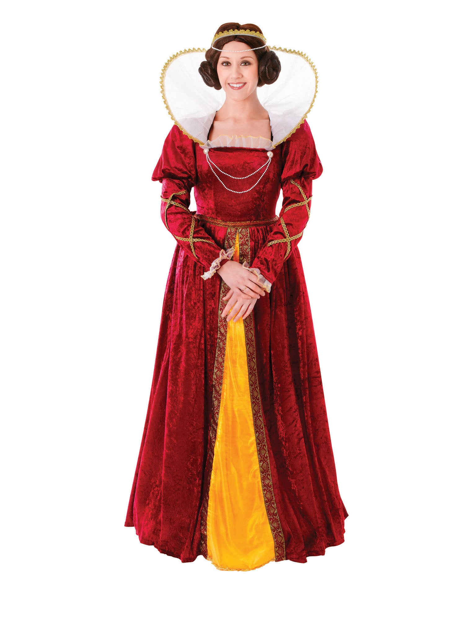 Queen Elizabeth, Multi, Generic, Adult Costume, Standard, Front