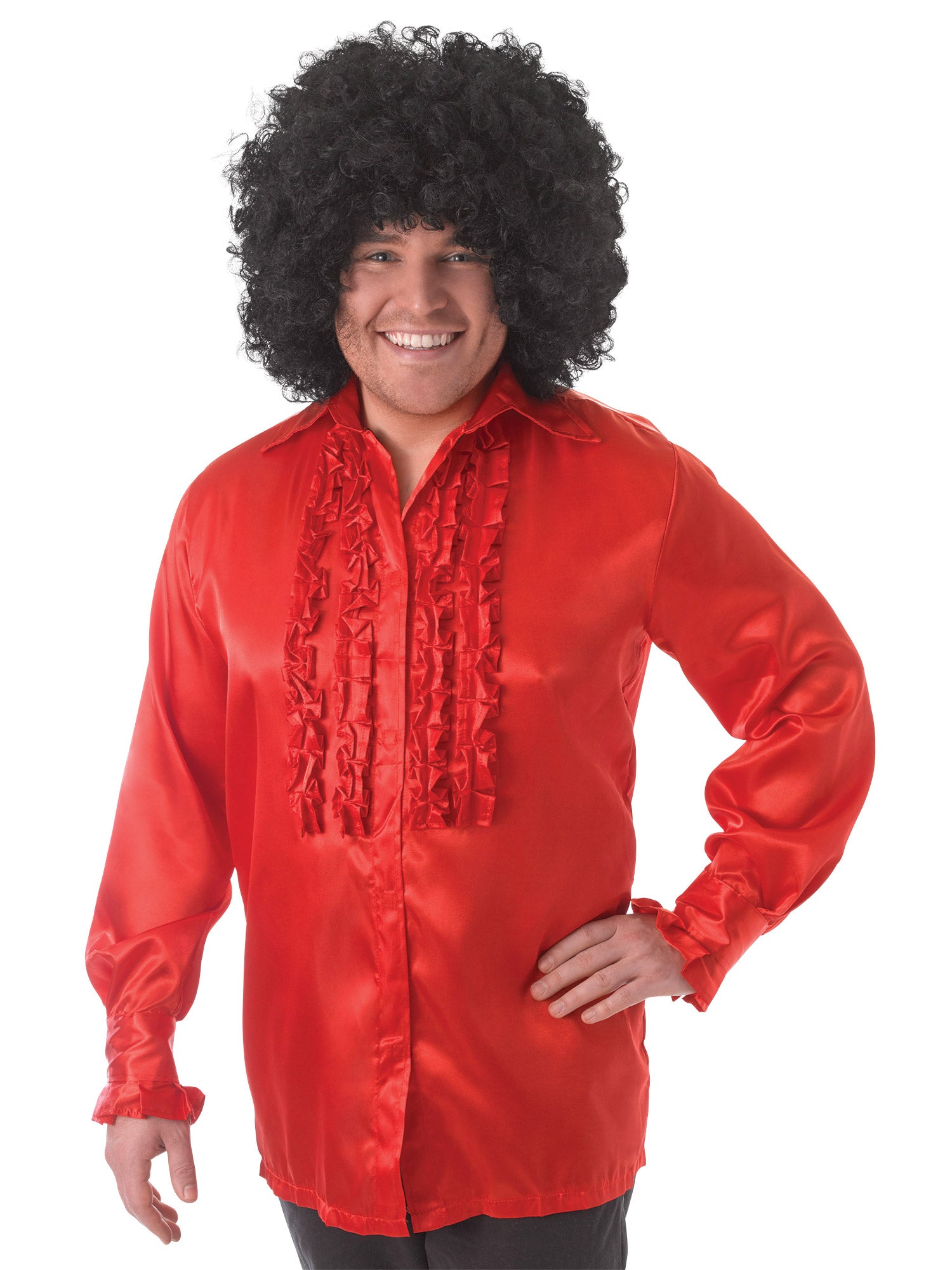 1970s, Red, Generic, Adult Costume, Standard, Front